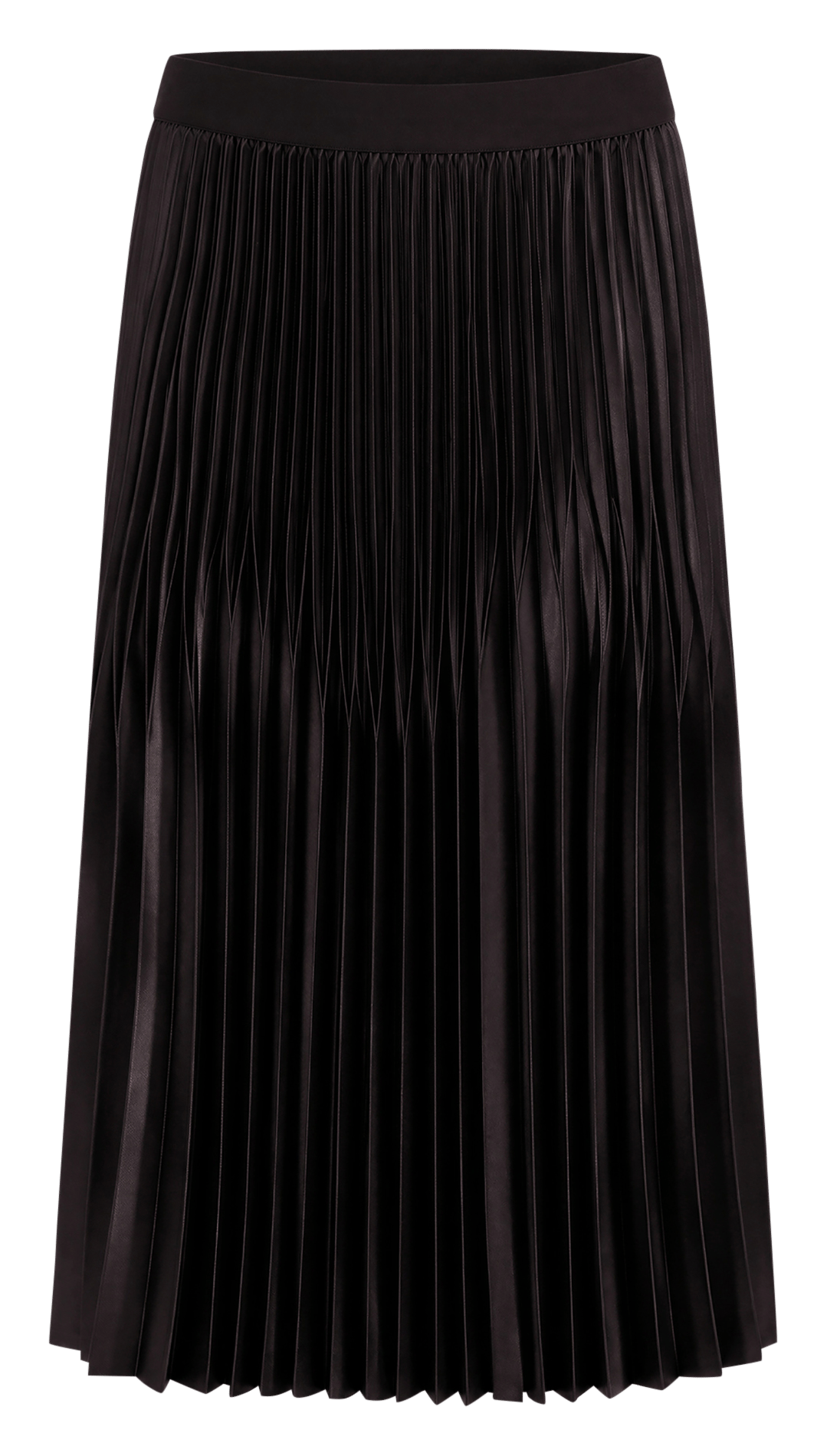 Jupe midi plissée en satin  PABLO Bruin