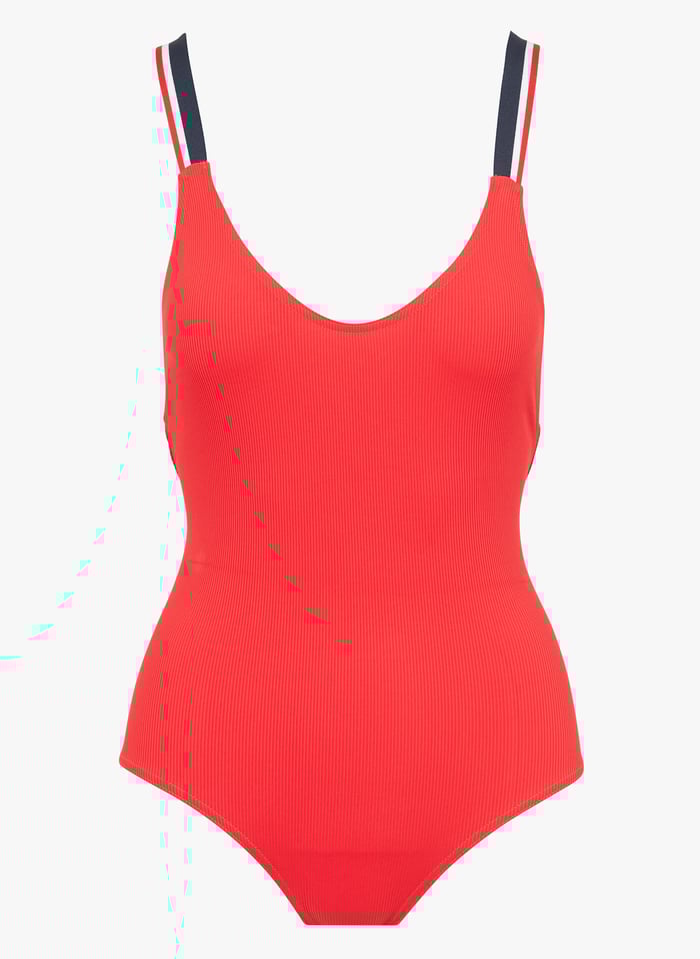 Maillot de bain 1 pi ce c tel Rouge