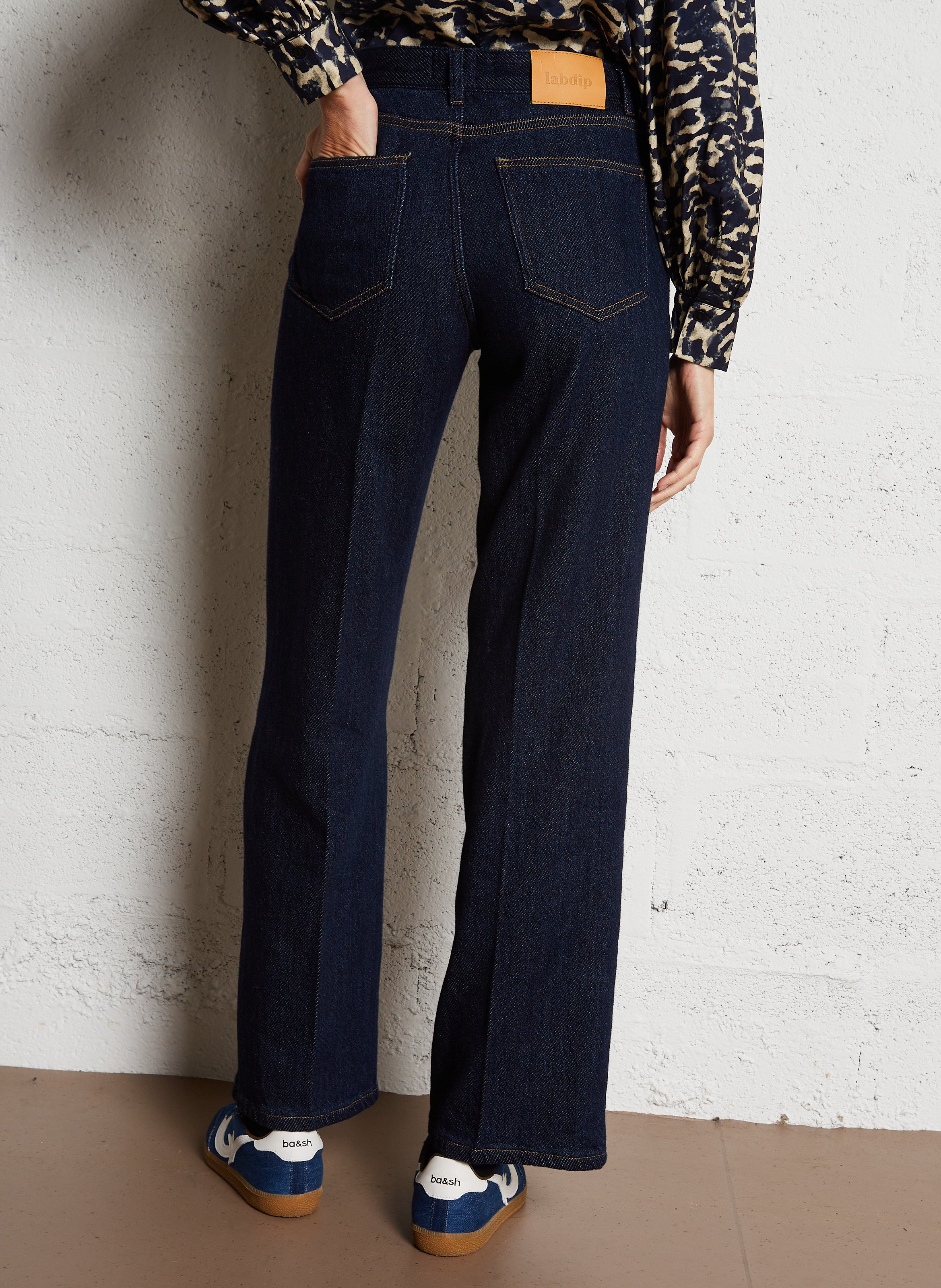 Jean droit LAB DIP Bleu