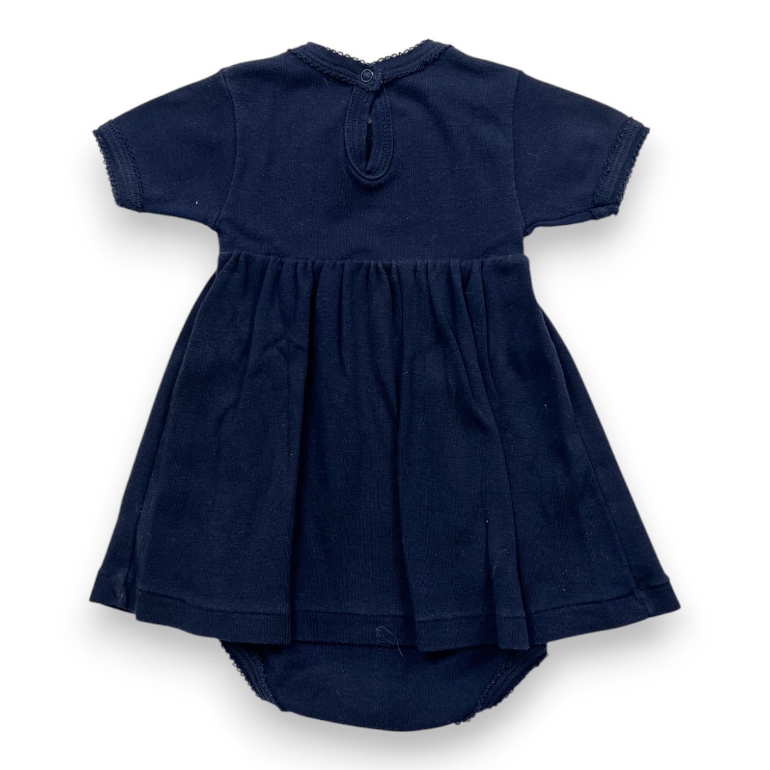 Blue baby dress - 6 months PETIT BATEAU - Seconde Main Blue
