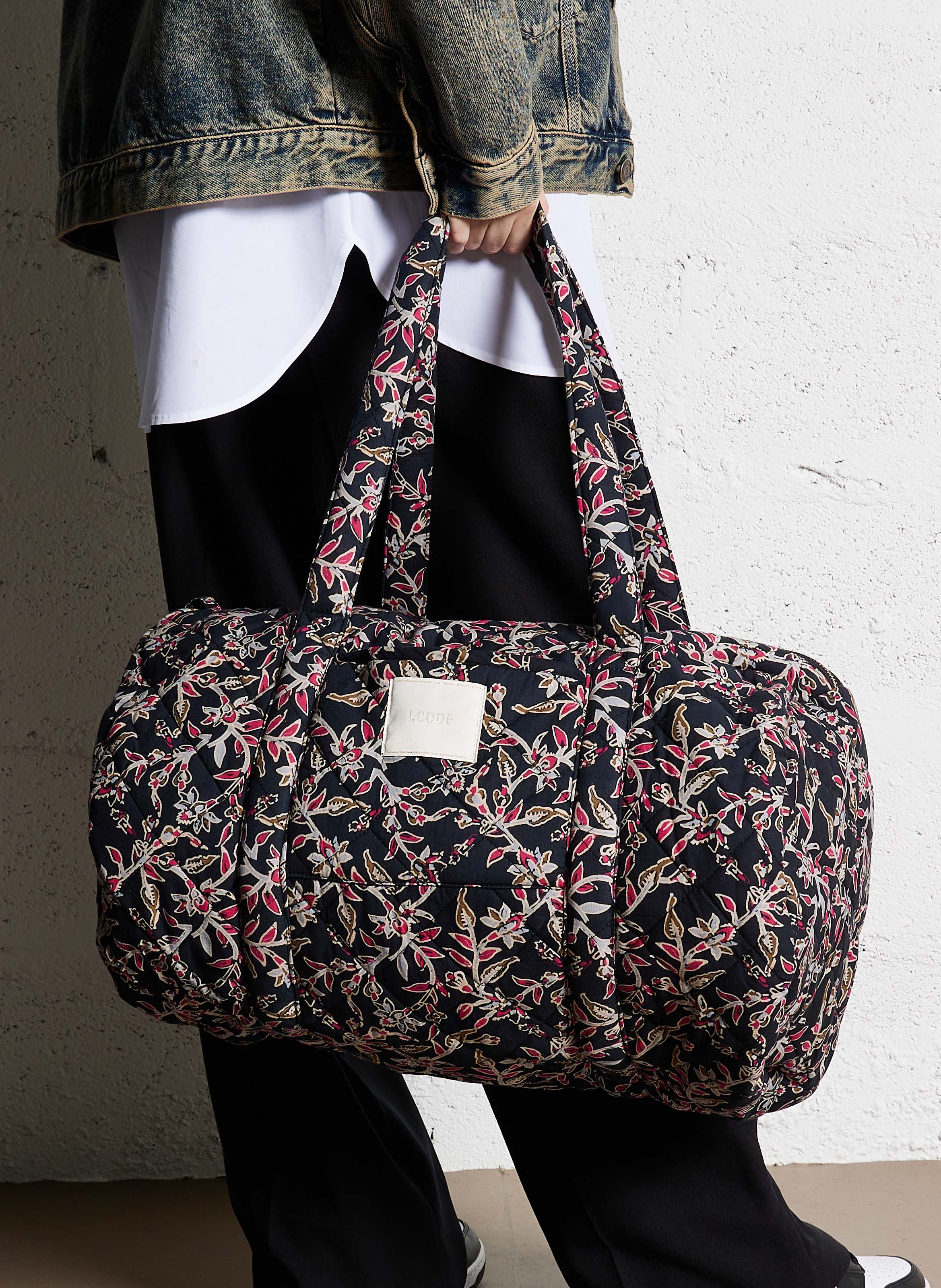 Cotton bowling bag I CODE Black