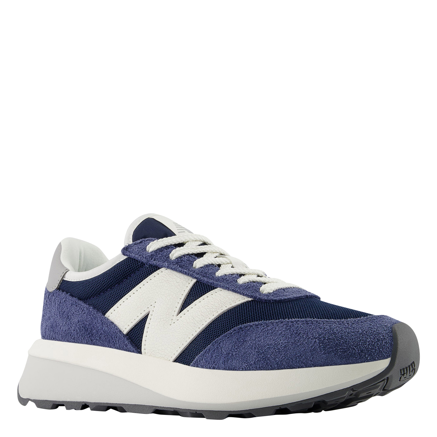 Low-top leather mix sneakers NEW BALANCE Blue