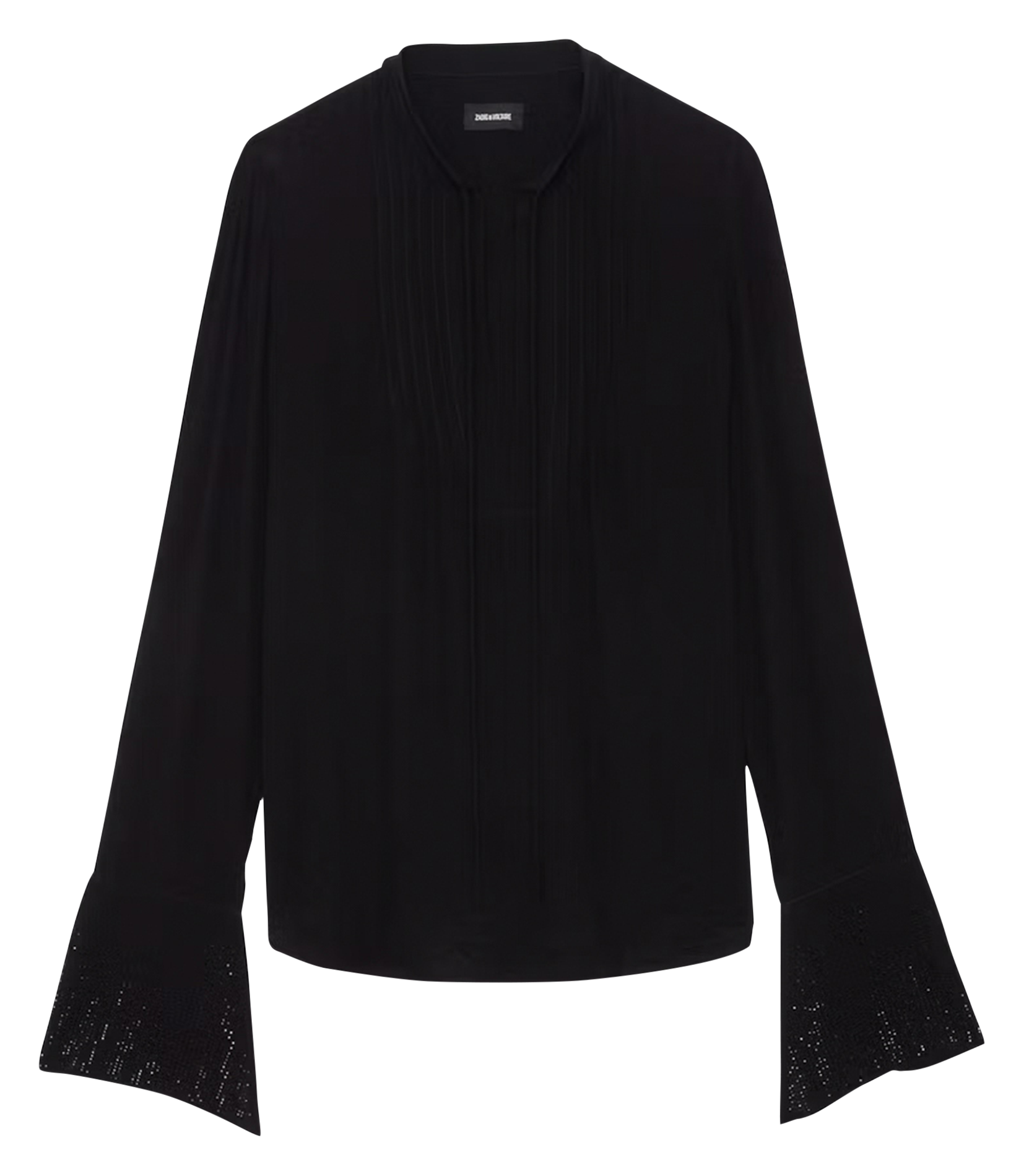 Camicia dritta con strass ZADIG&VOLTAIRE Nero