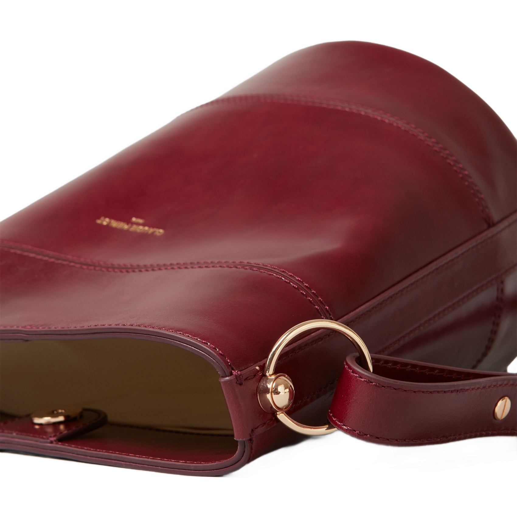 Beuteltasche aus Leder CLAUDIE PIERLOT Rot