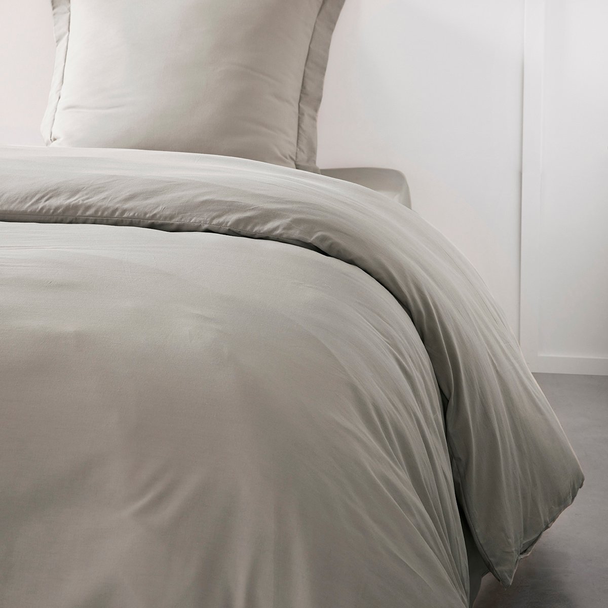 Cotton duvet cover TODAY LINGE DE MAISON Beige
