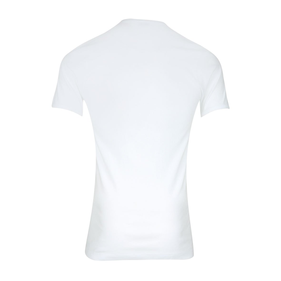 Round neck short sleeve t-shirt for men, made of premium pure cotton in France by Eminence. EMINENCE White