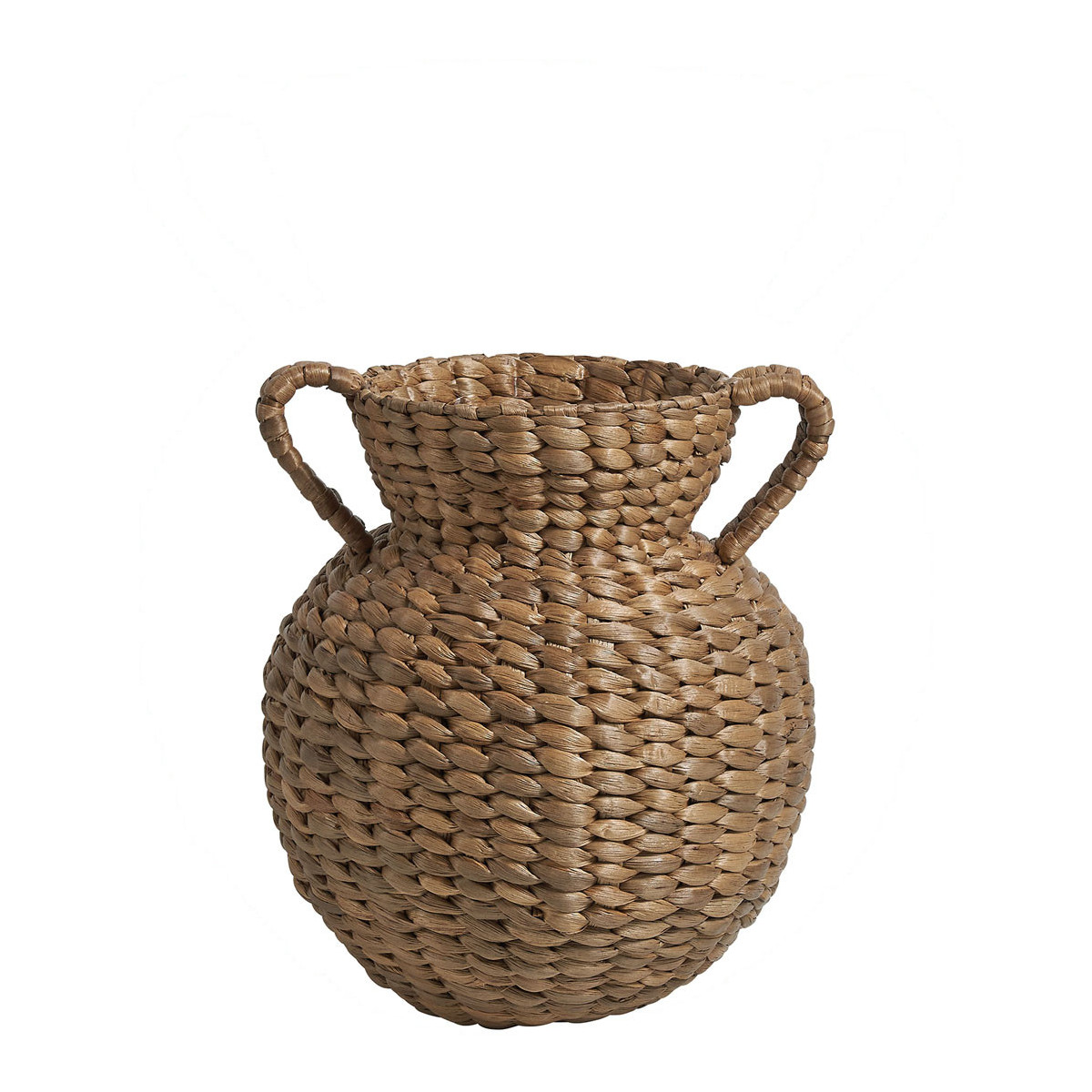 Decorative amphora vase with wicker oasis BLANC D'IVOIRE No Color