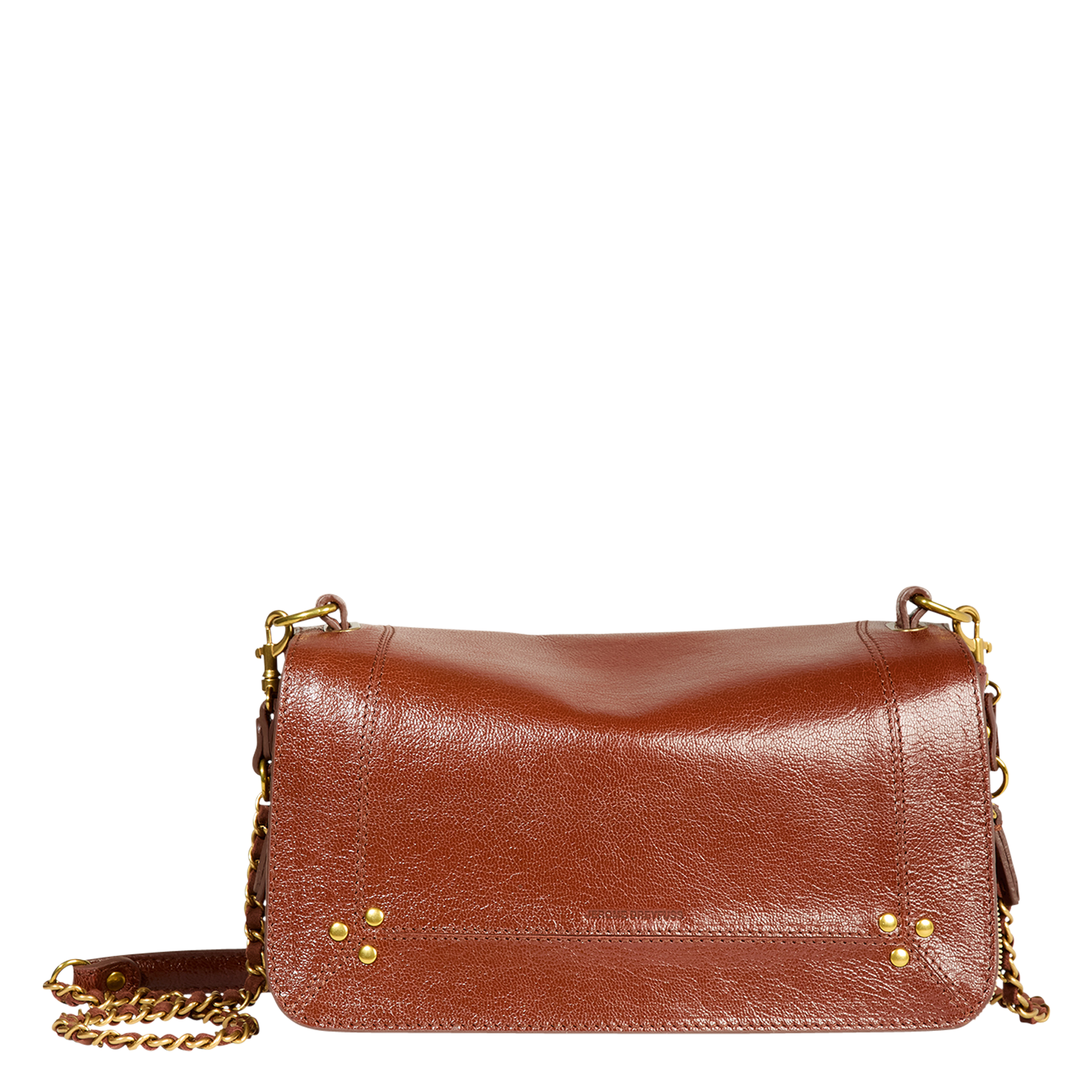 Dori leather shoulder bag JEROME DREYFUSS Brown