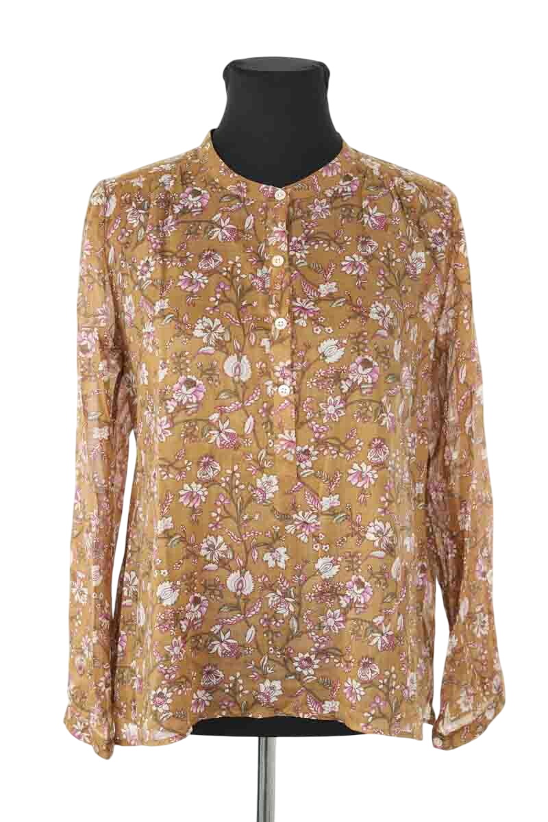 Cotton blouse ISABEL MARANT ÉTOILE - SECONDE MAIN Brown