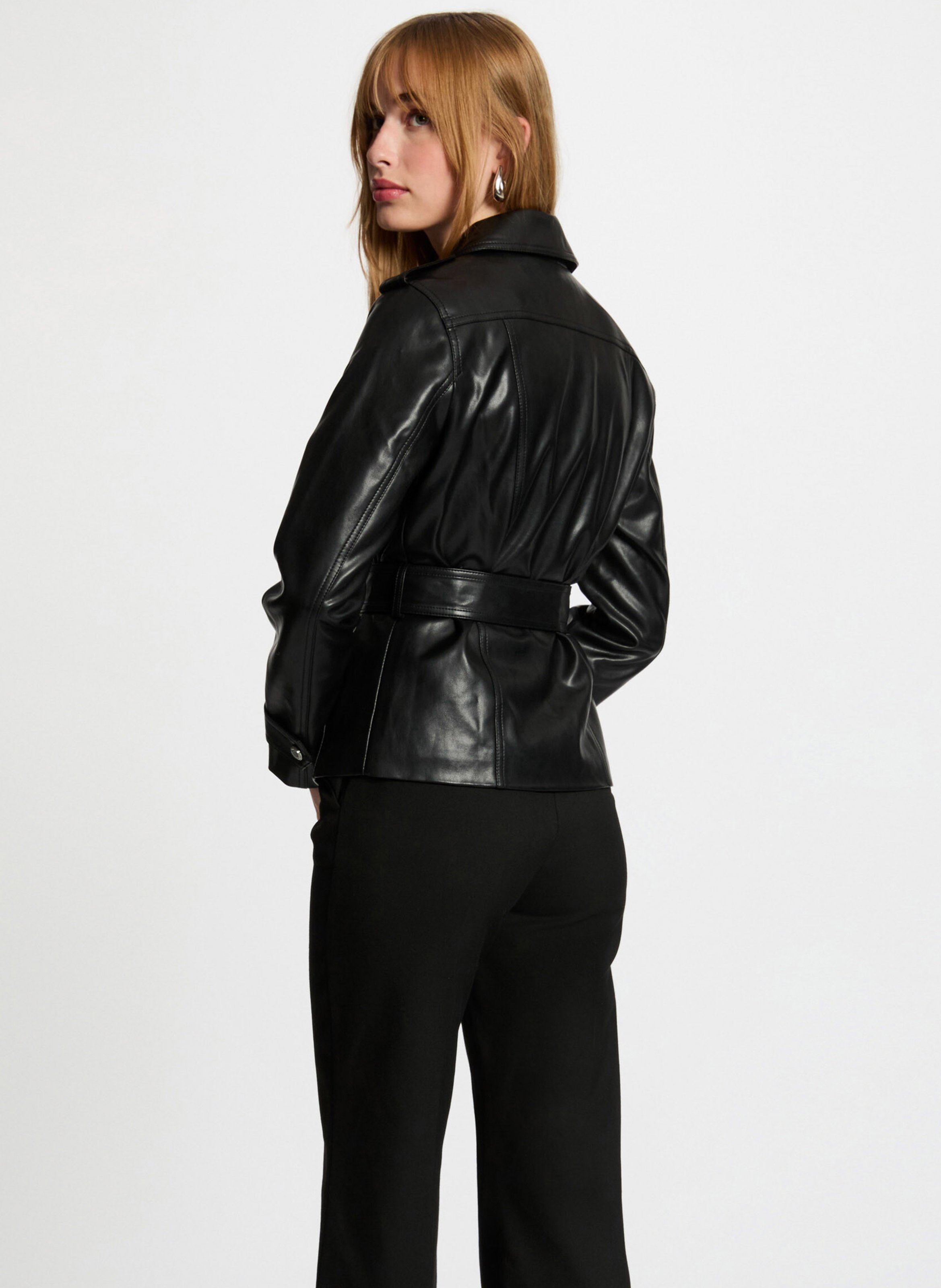 Jack met reverskraag MORGAN Zwart