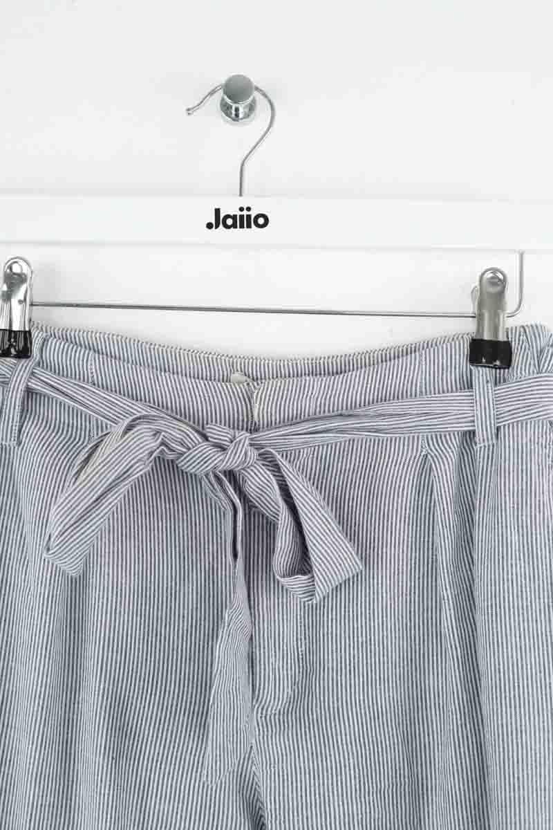 Cotton chinos VALENTINE GAUTHIER- SECONDE MAIN Blue