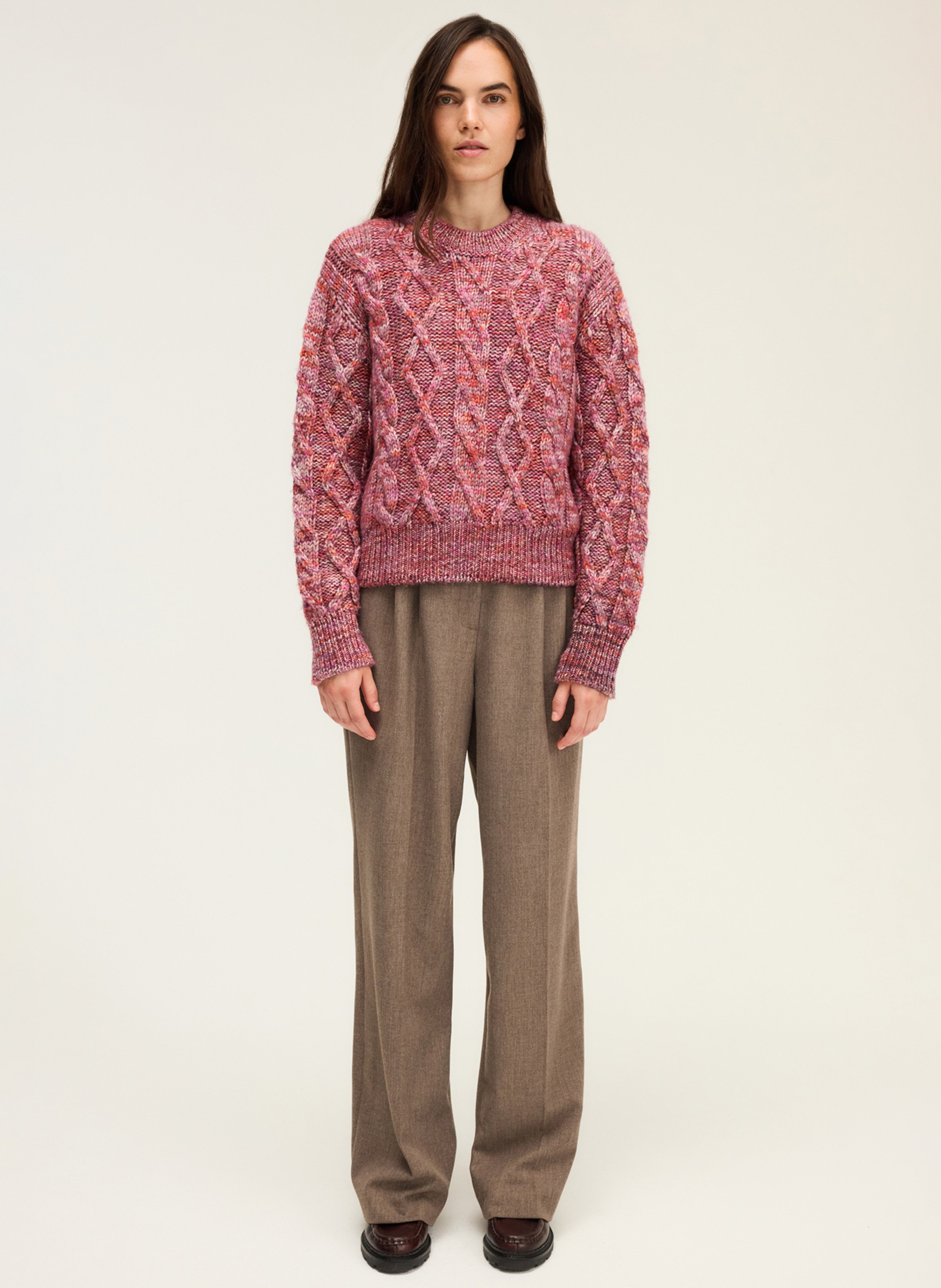 High-neck sweater PABLO Red