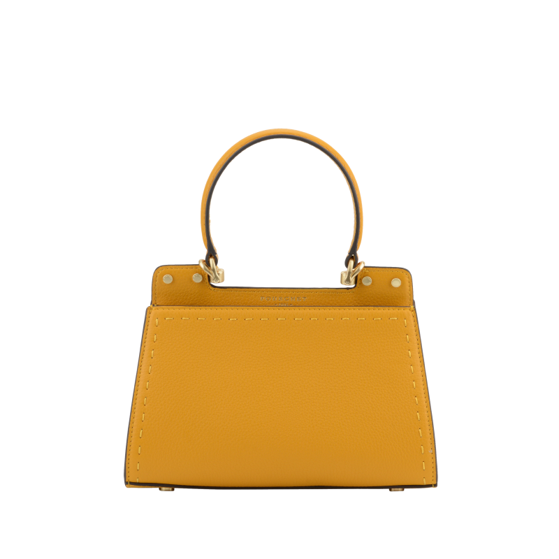 Handbag - cowhide leather POURCHET Red