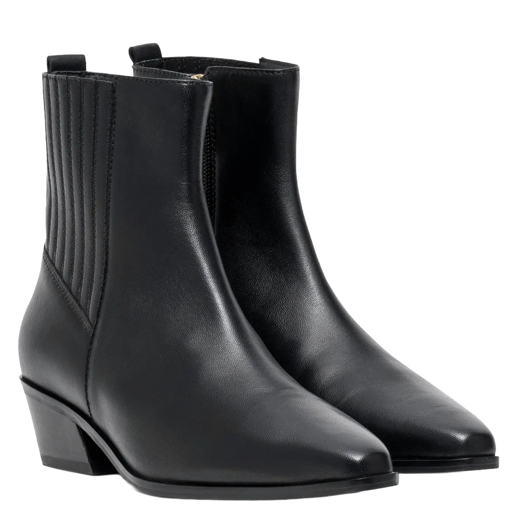 Bottines en cuir BOCAGE Noir