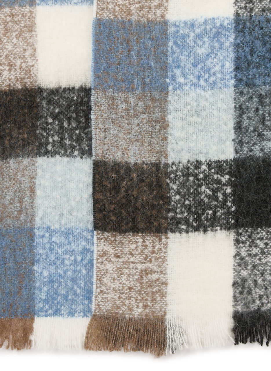 Geruite sjaal met rafelige randen SAISON 1865 Veelkleurig