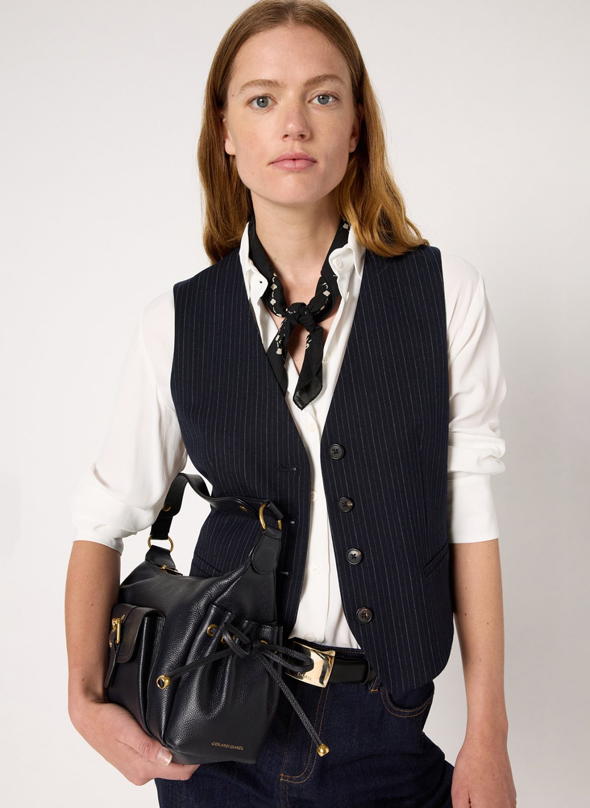 Blazer met V-hals GERARD DAREL Blauw