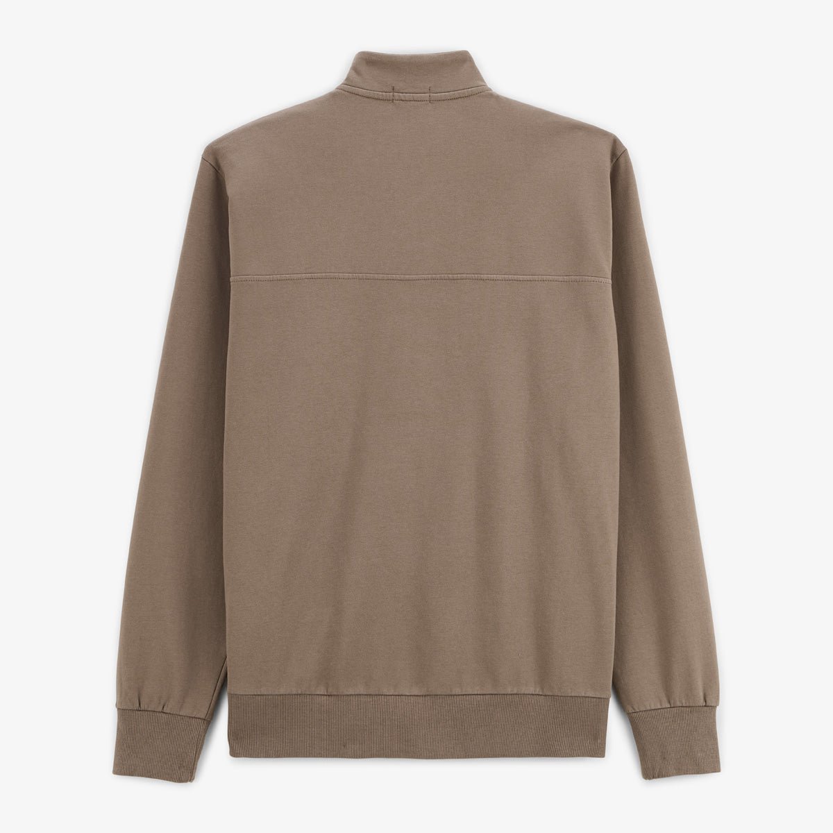 Sweatshirt with zippered collar SERGE BLANCO Brown