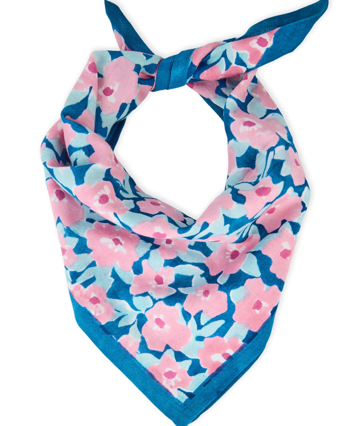 Child&#039;s cotton printed posy scarf BINDI ATELIER
