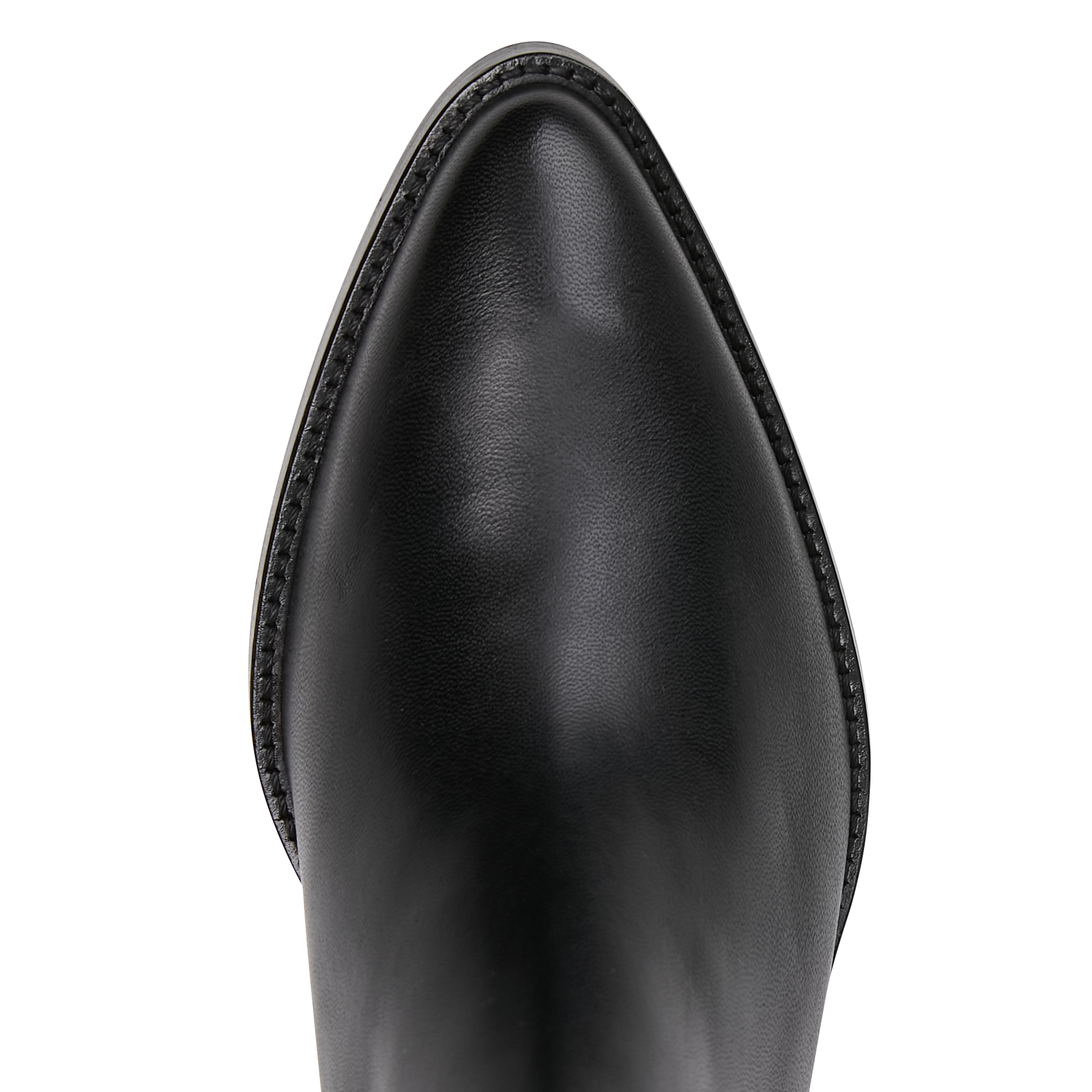 Bottines à élastiques esprit santiag en cuir BOBBIES Noir