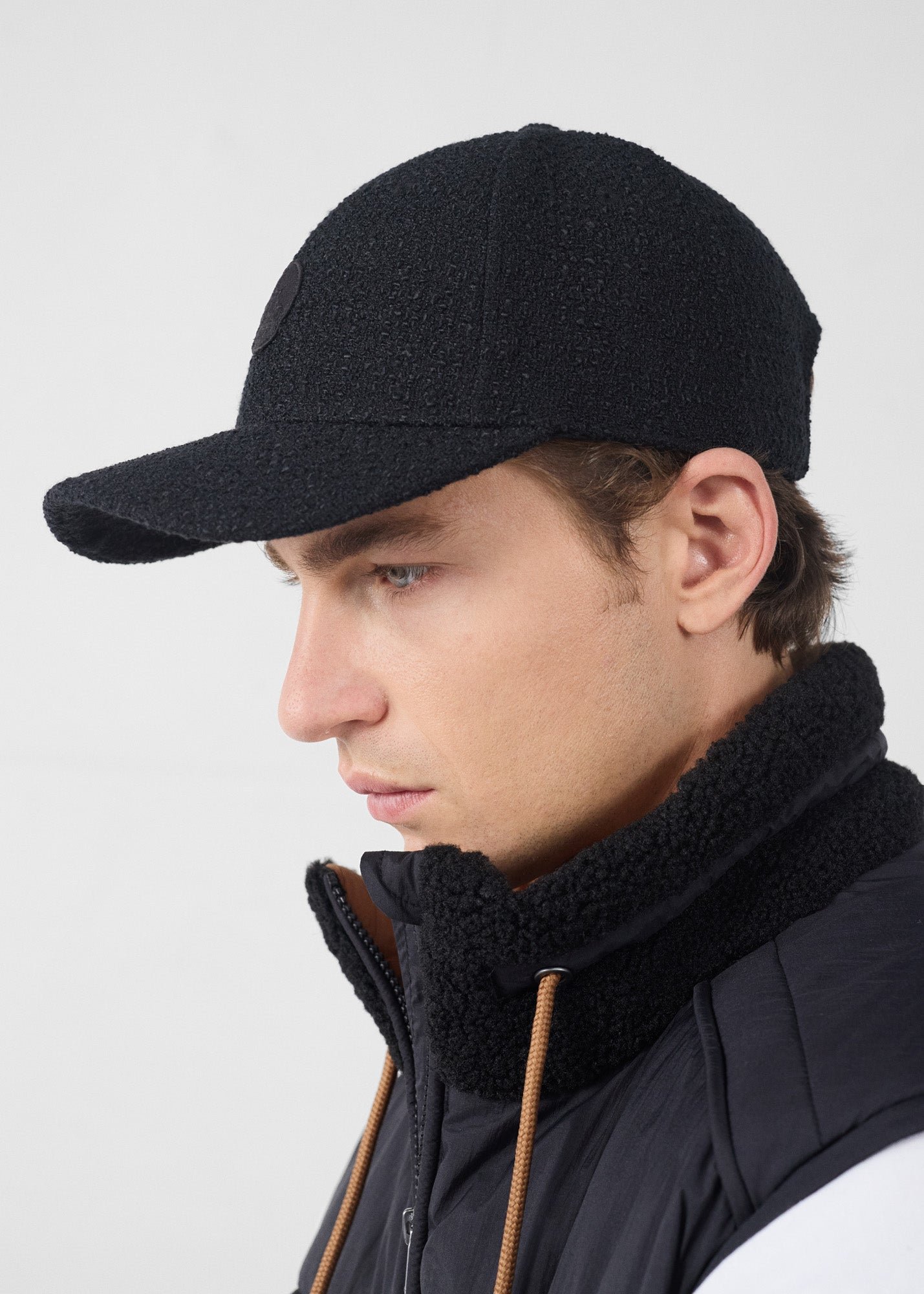 Tweed fox cap JOTT Black
