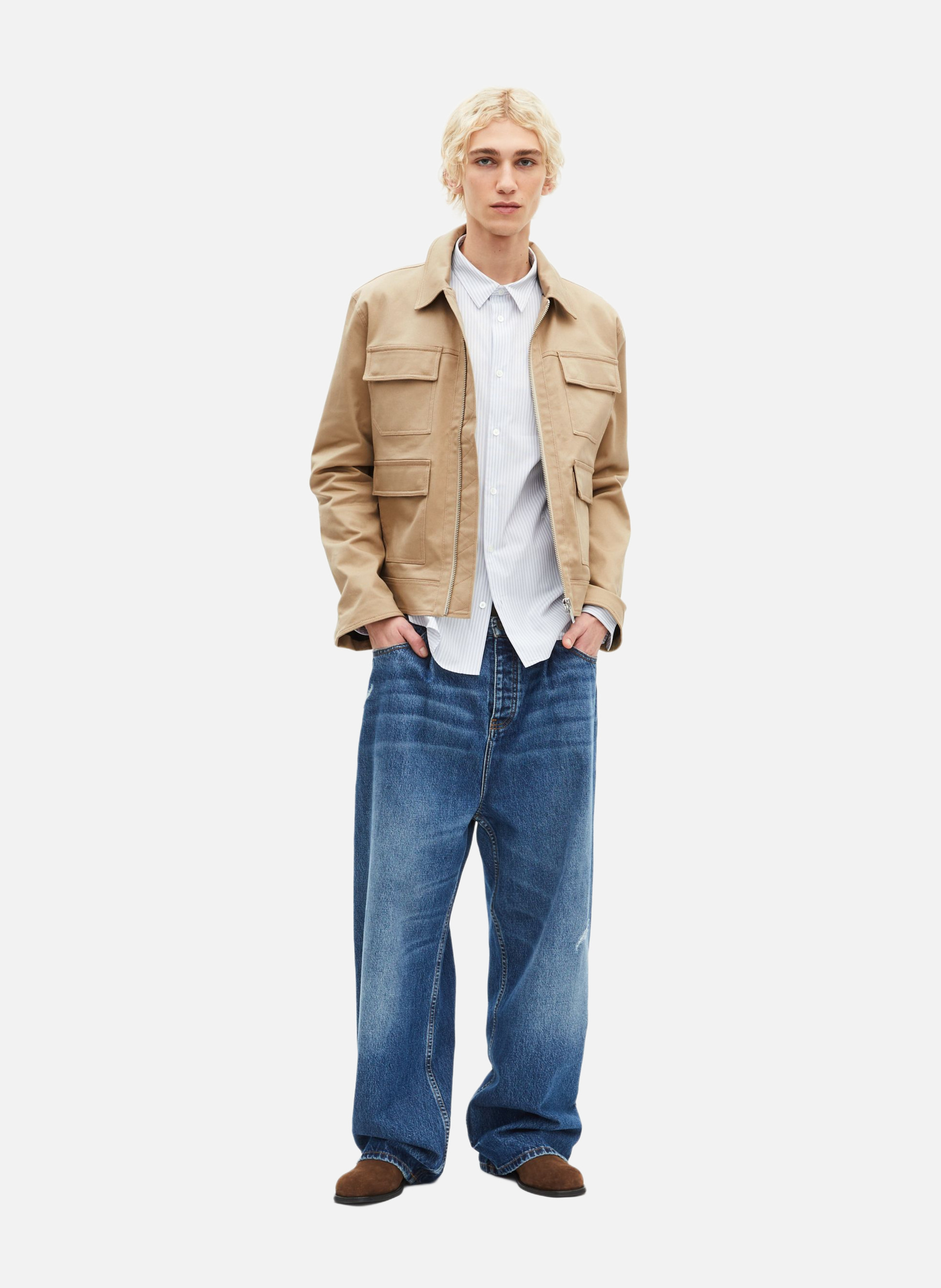 Cotton jacket THE KOOPLES Beige