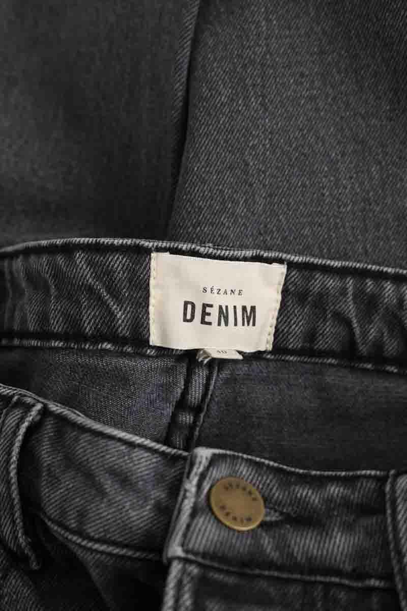 - Straight-leg jeans
- 5 pockets
- Straight cut
- Faded effect SEZANE - Seconde main Grey