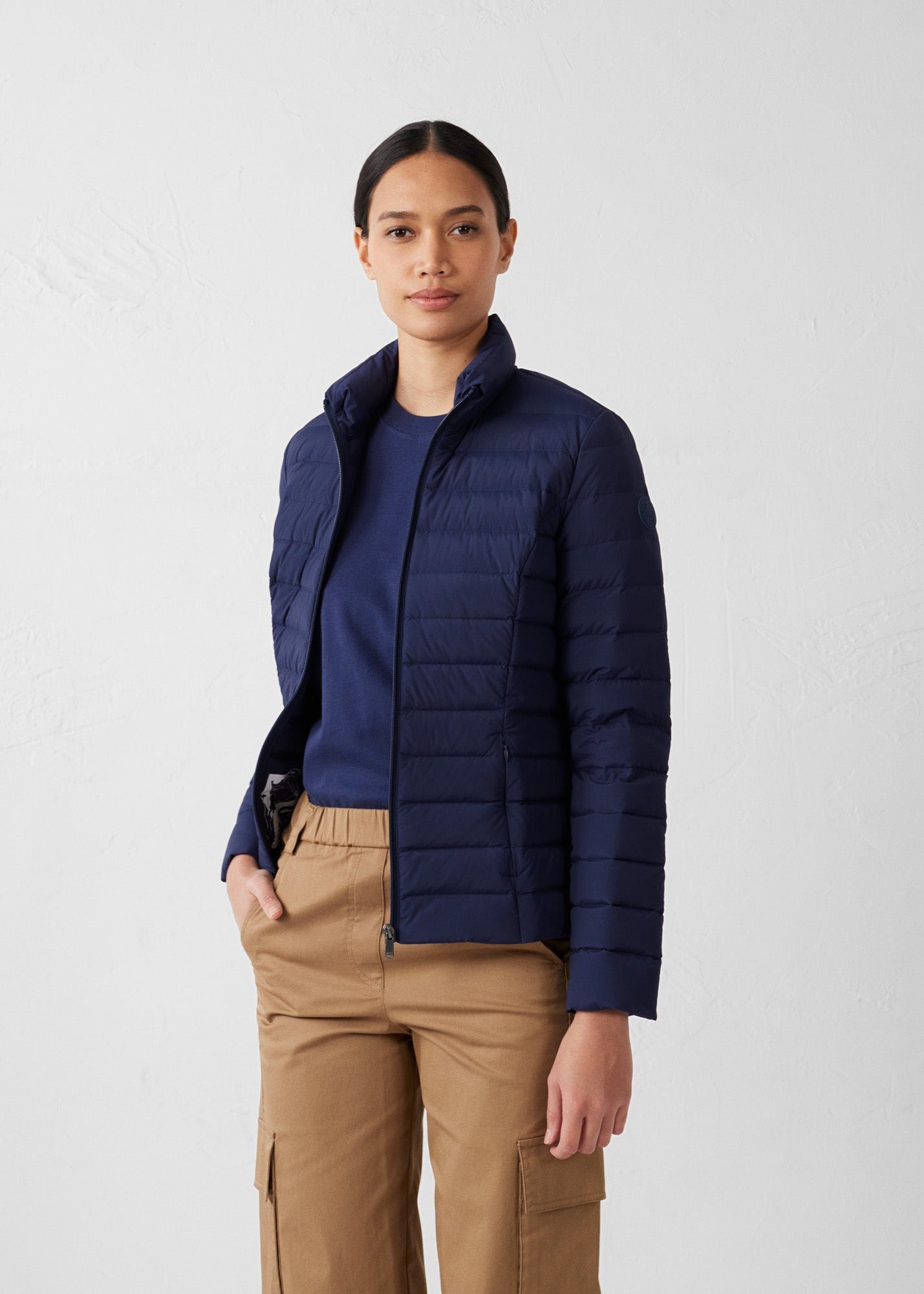 Lightweight stretch down jacket Maia JOTT Blue