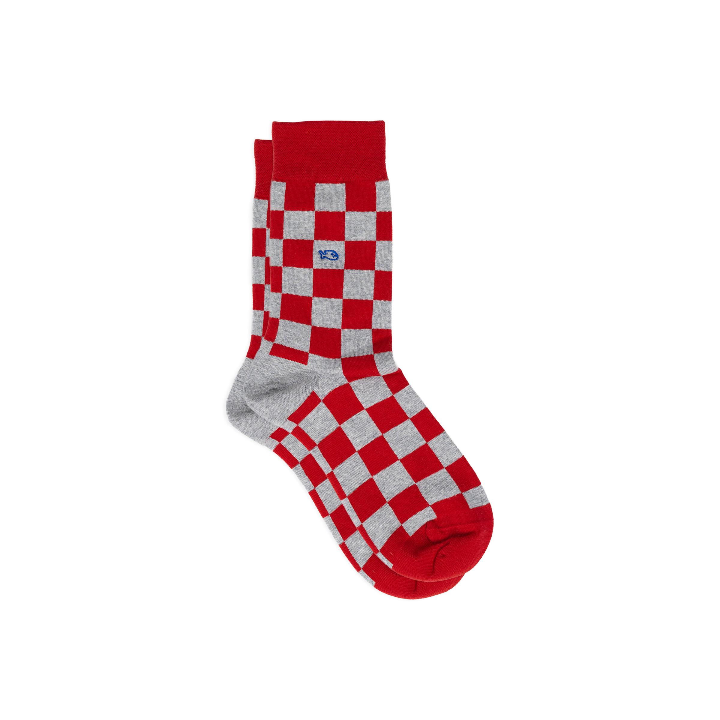 Checked combed cotton socks BILLYBELT