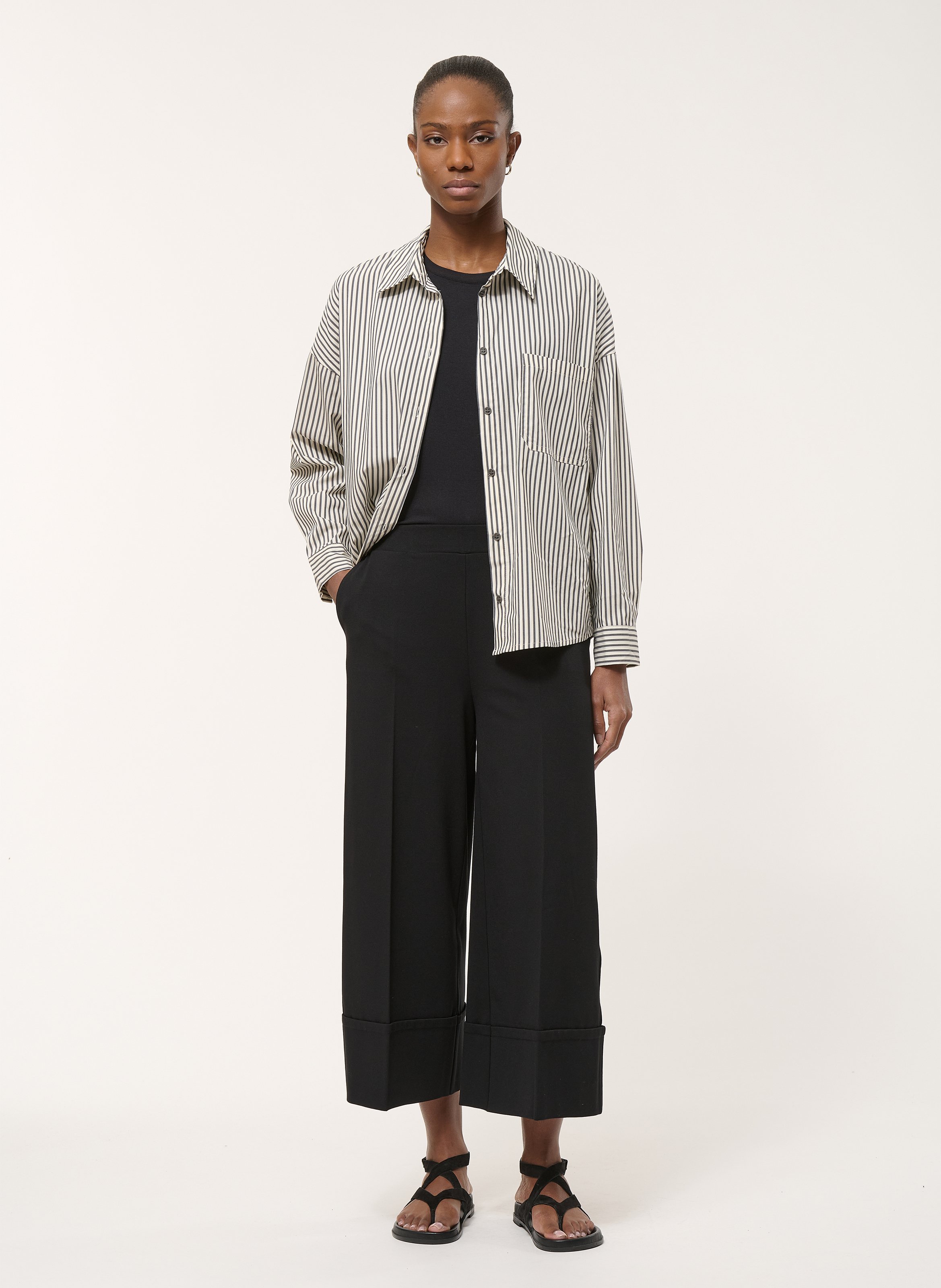 Pantalon large HUMILITY Noir