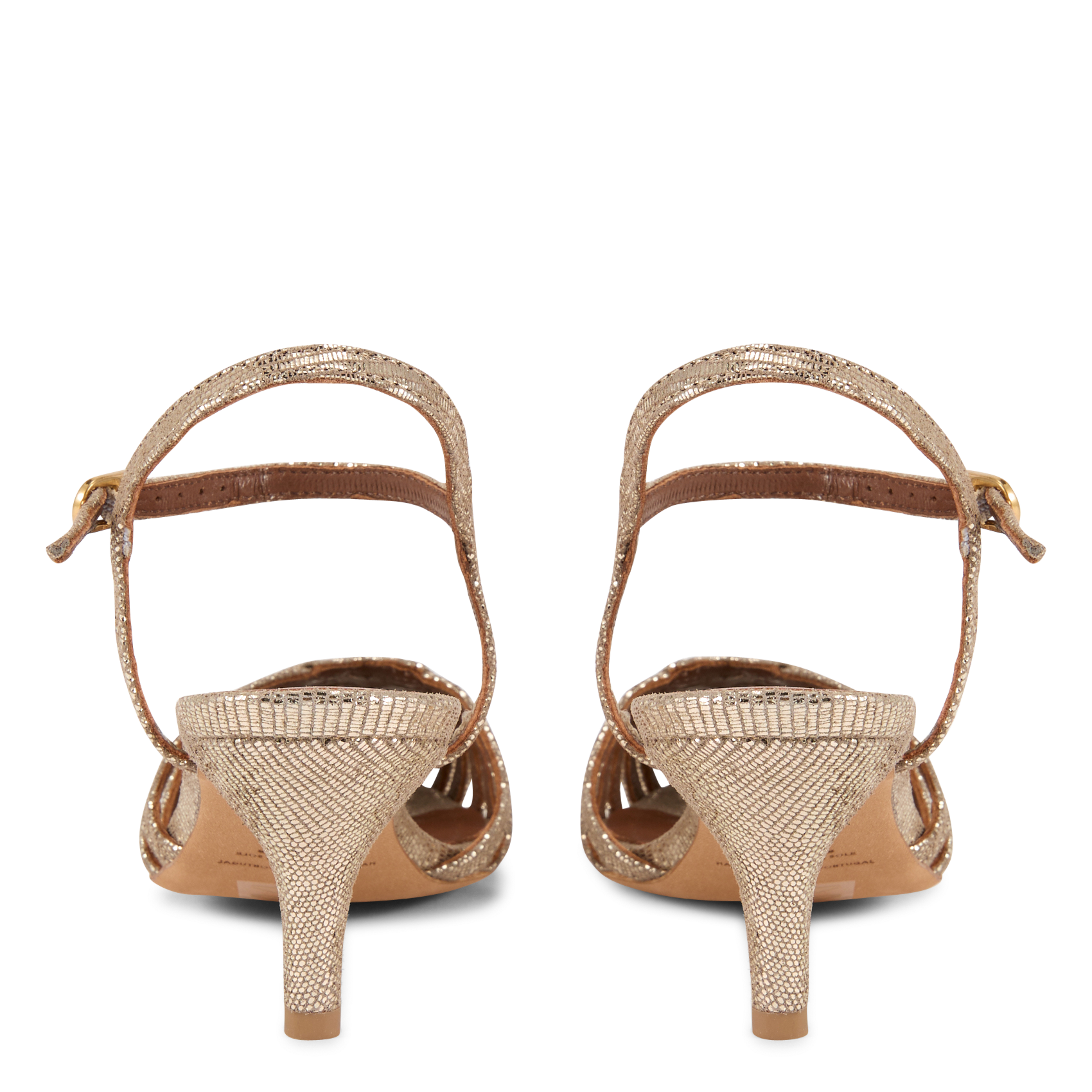 Sandalias altas de ante ANONYMOUS COPENHAGEN Dorado