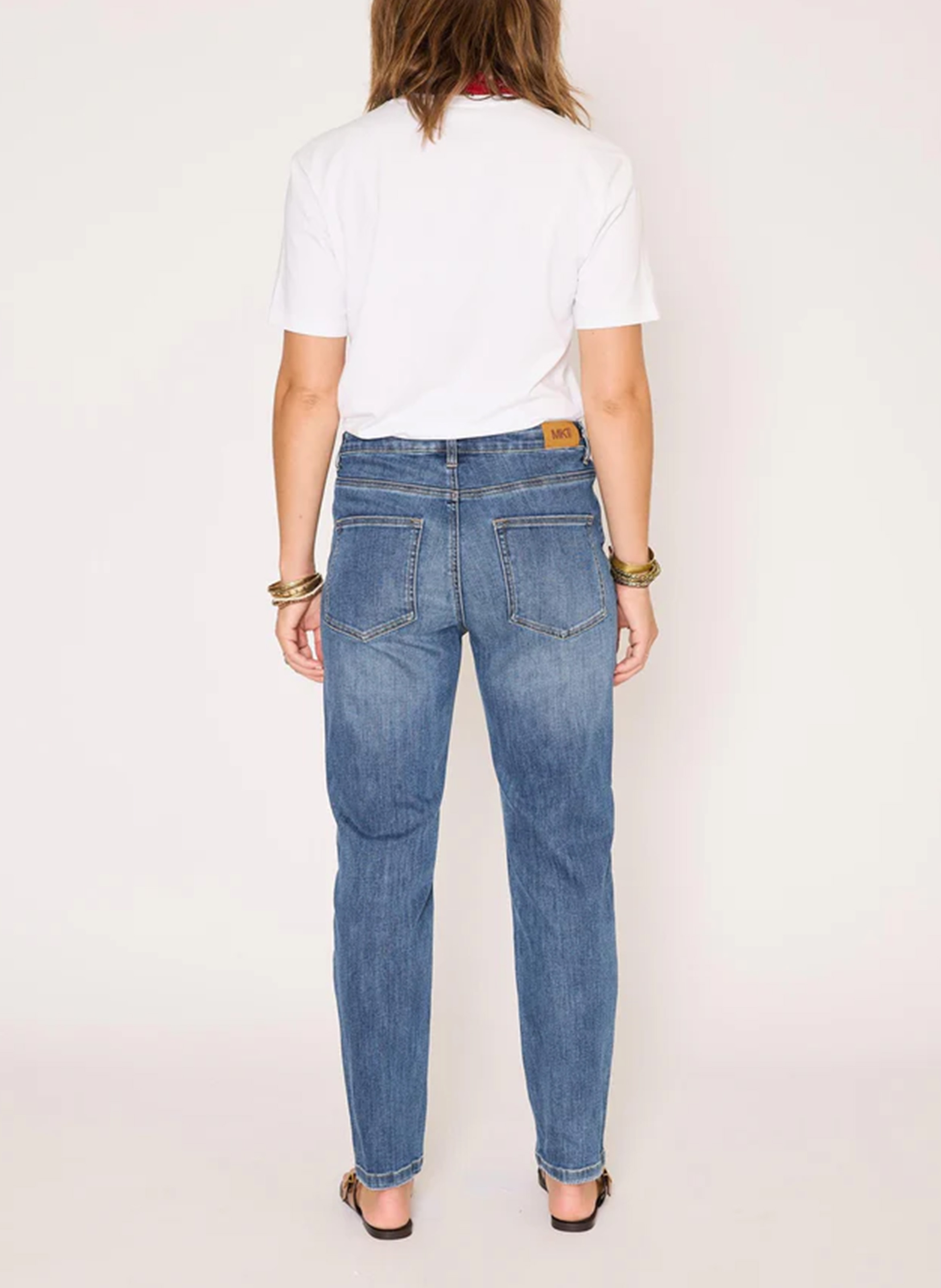 Cotton-blend jeans MKT Blue