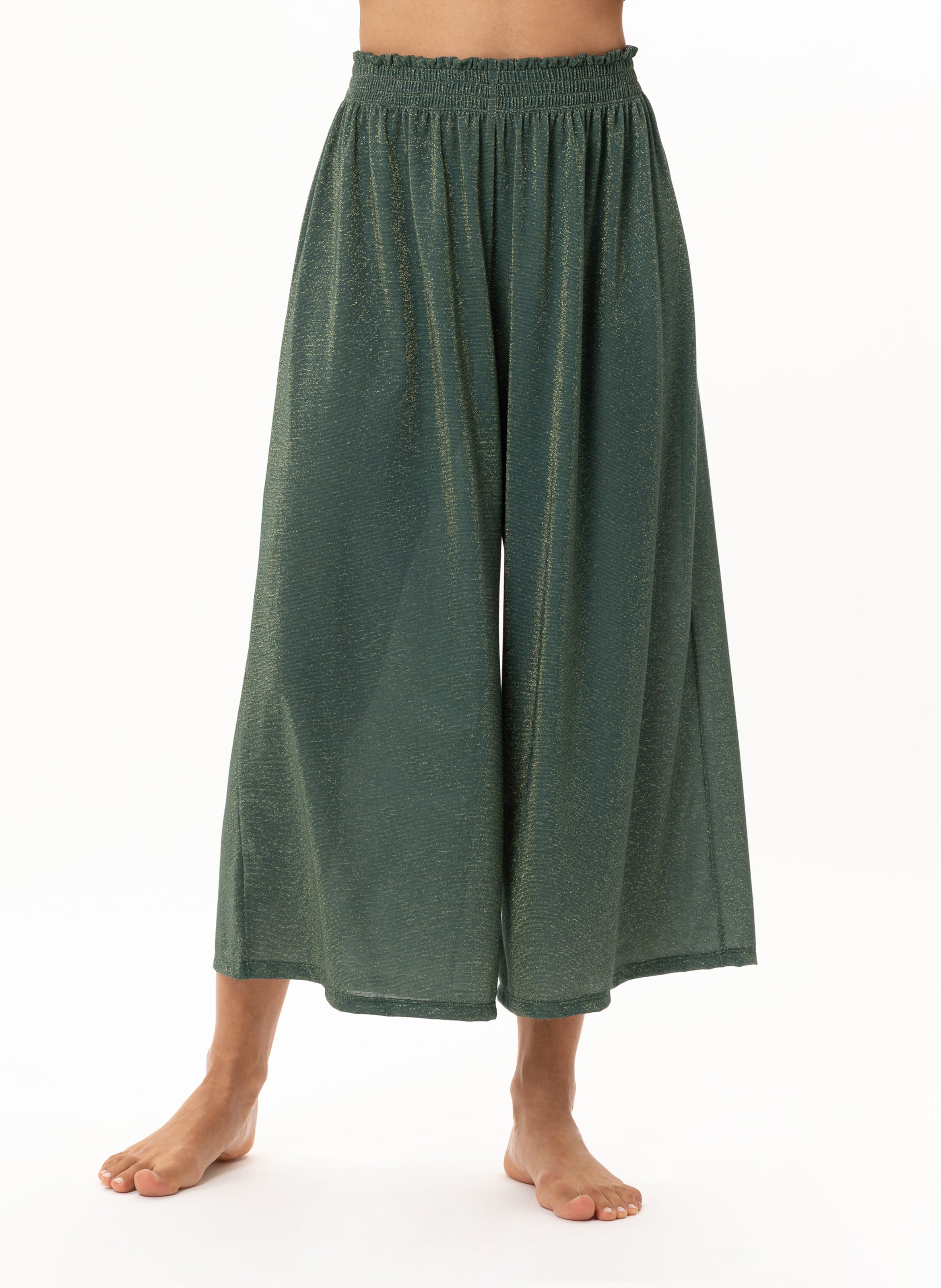 Pantalon en maille lurex LE CHAT Vert