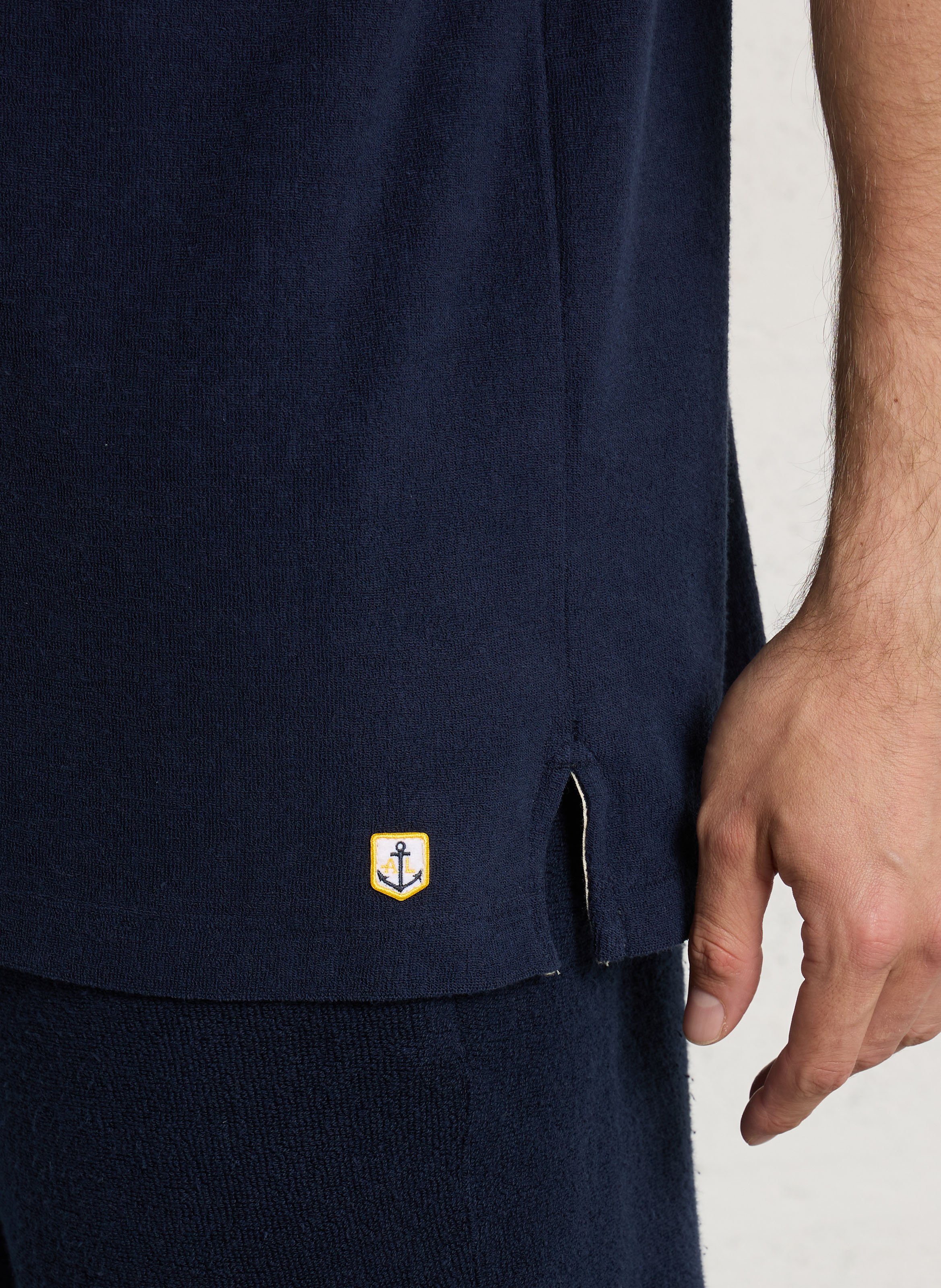 Oversized cotton polo shirt ARMOR LUX Blue