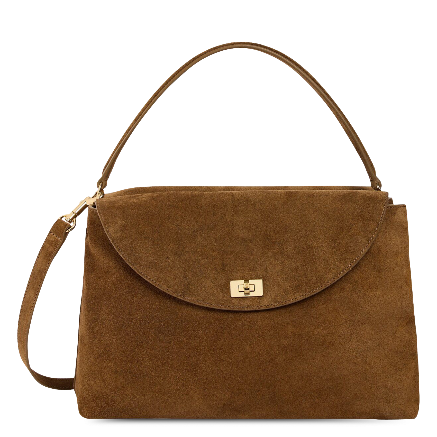 Suède handtas SANDRO Beige