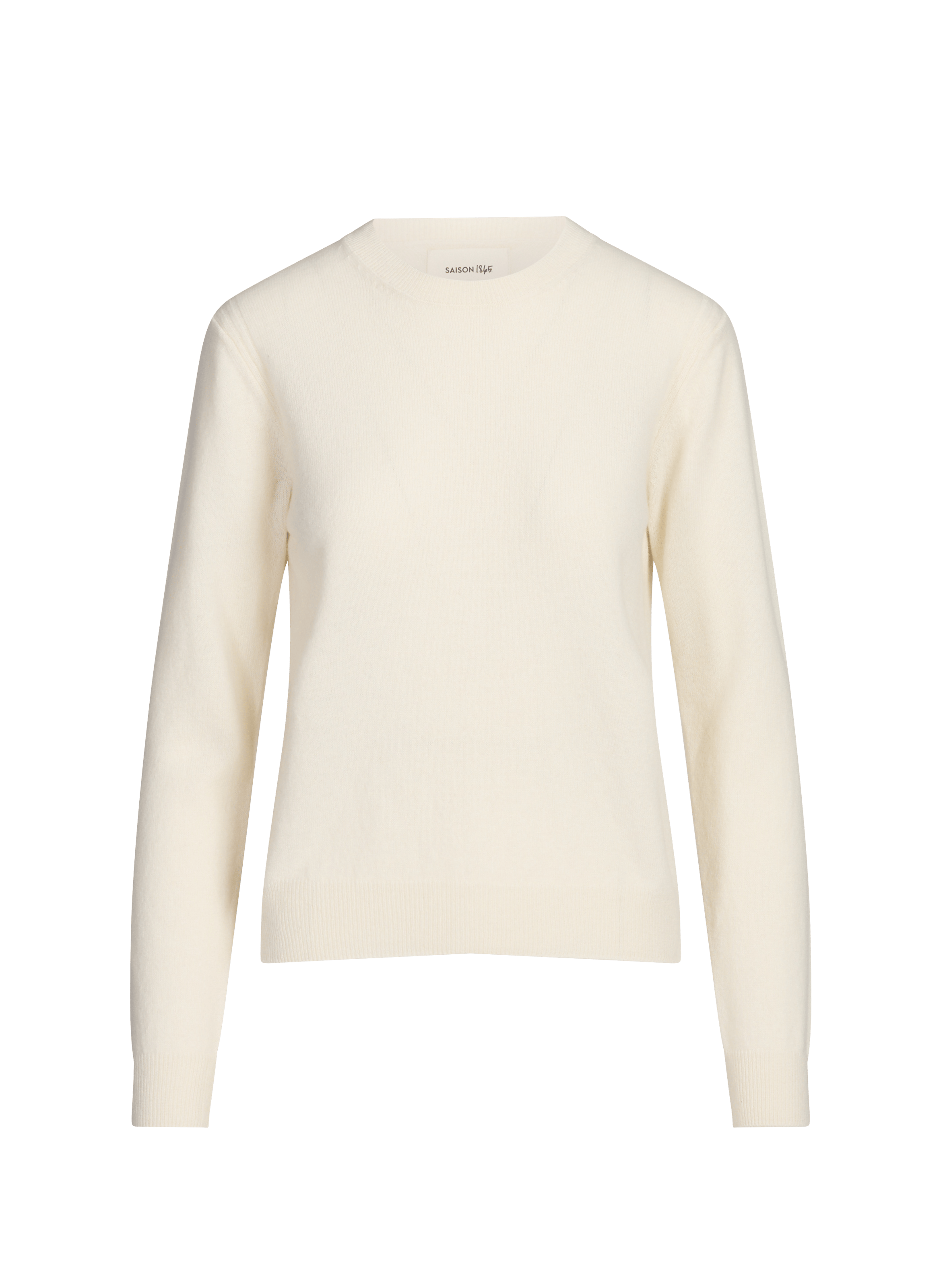Qiria round neck cashmere straight sweater. SAISON 1865