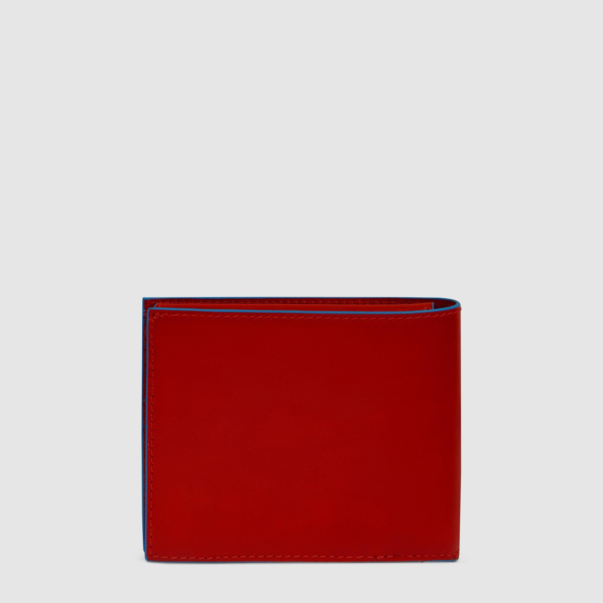 Men's leather wallet with ID card holder | Brown PIQUADRO Men