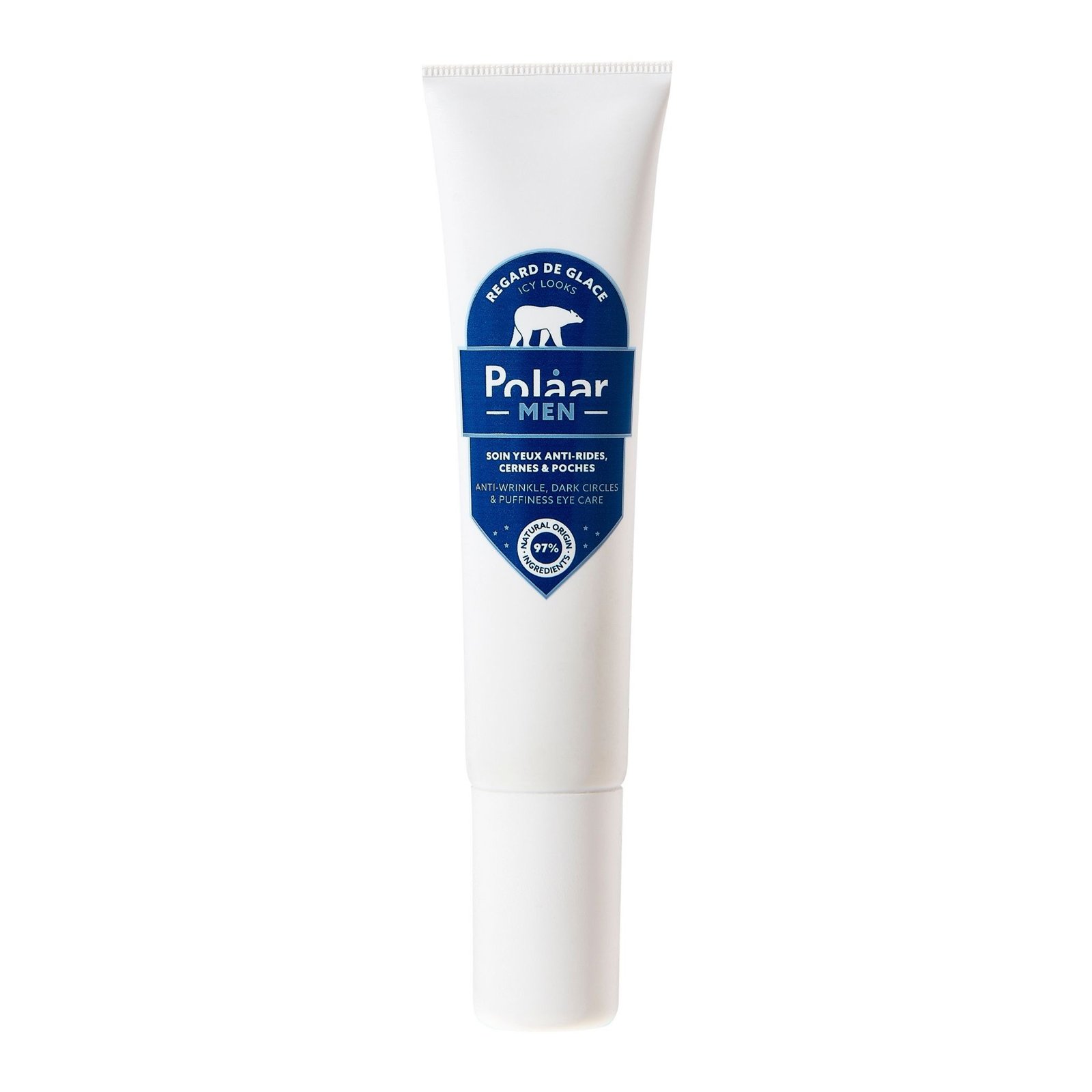 Men - Icy Looks Anti-Wrinkle, Dark Circles & Puffiness Eye Care with Siberian Ginseng POLAAR No color