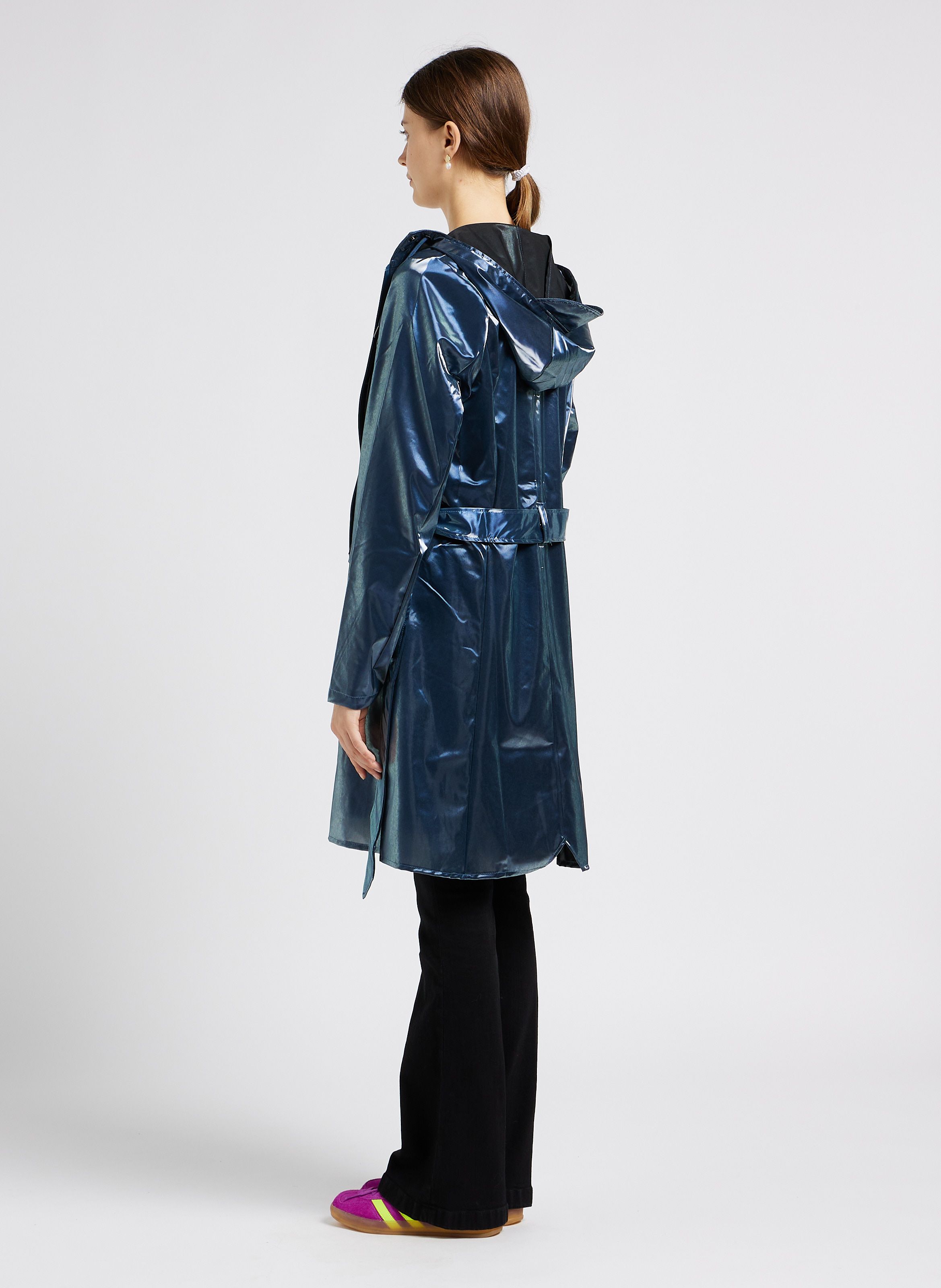 Rains glossy store curve jacket