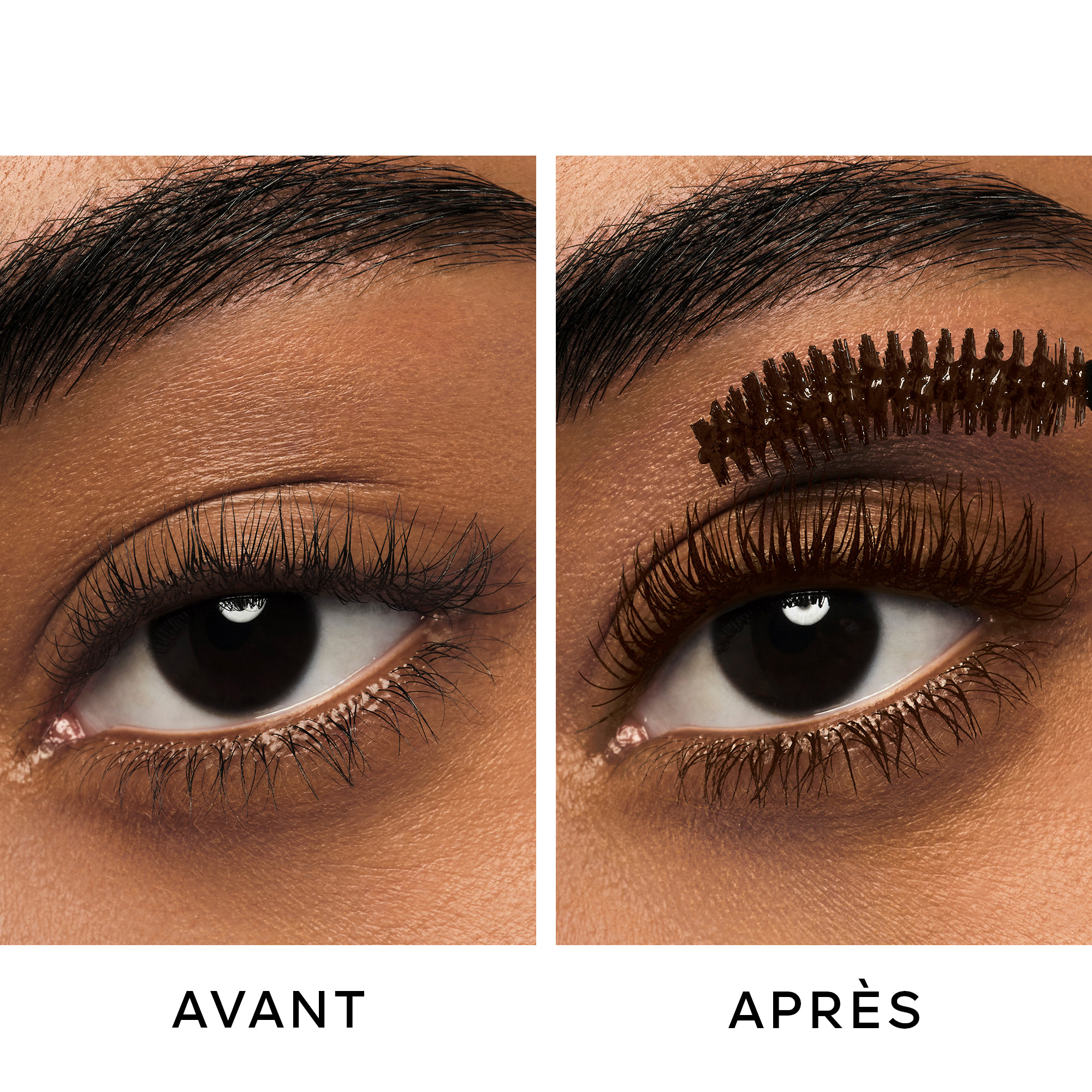 NOIR G Intensive Volumenmascara mit gebogener Bürste für 24 Stunden Halt GUERLAIN Marron