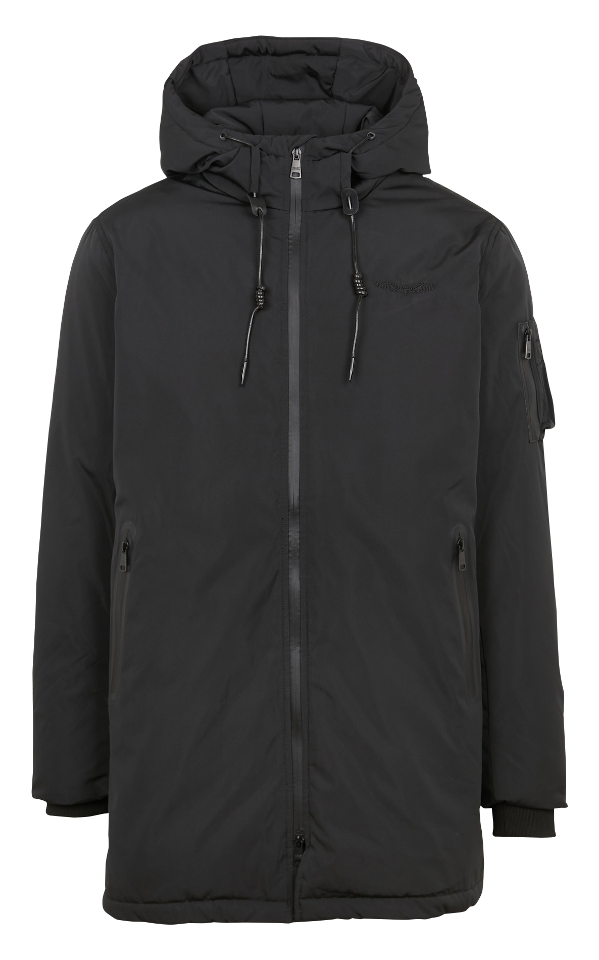 Coupe-vent droit à capuche BOMBERS ORIGINAL Noir