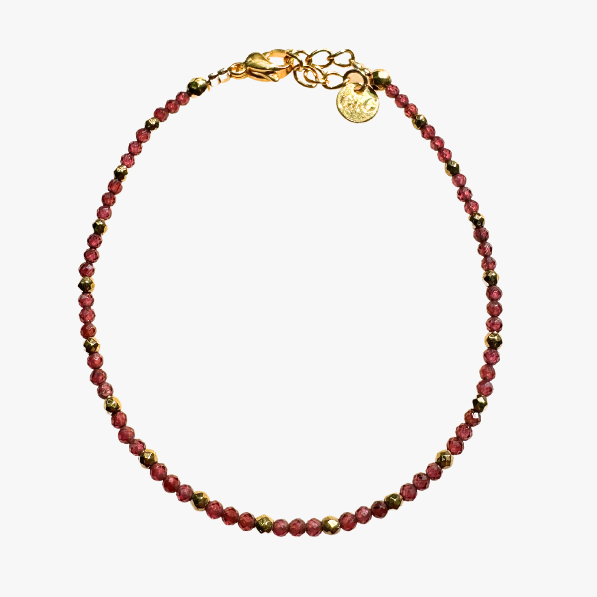 Garnet bracelet GINANDGER Blue