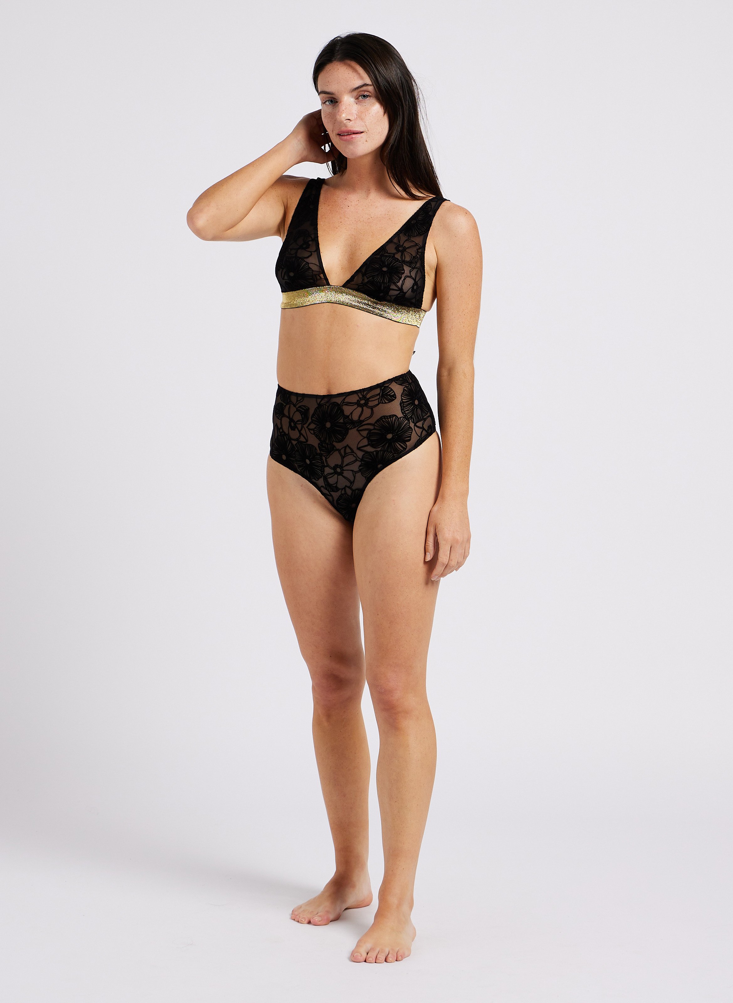 Beha zonder beugel CHICHI CASTELNANGO Zwart