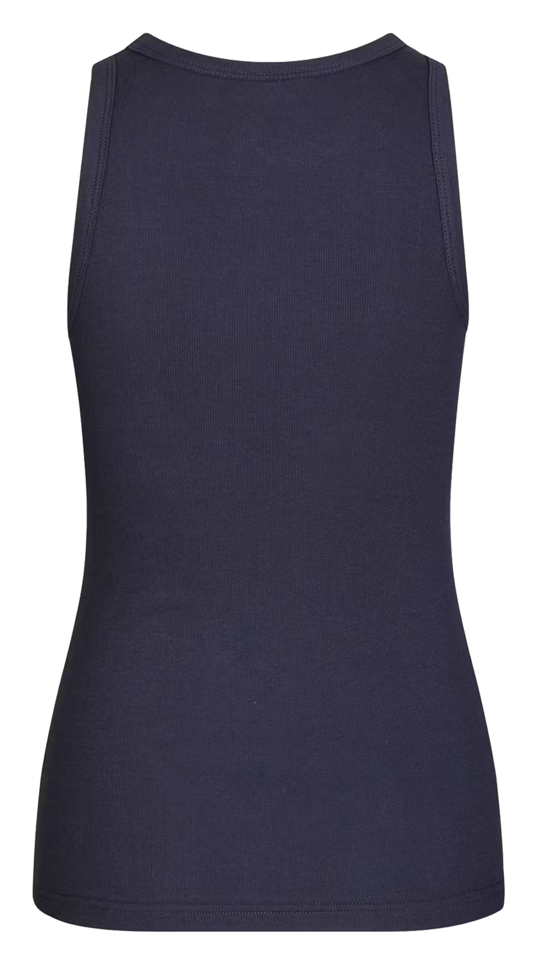 Débardeur col rond côtelé en coton bio SAMSOE SAMSOE Bleu