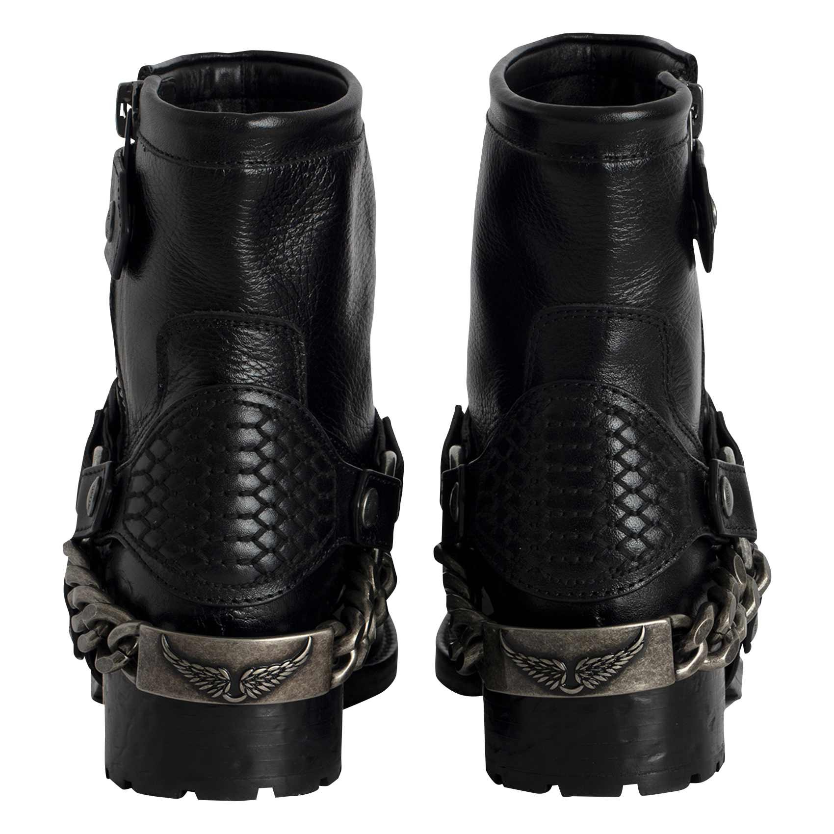 Bottines en cuir ZADIG&VOLTAIRE Noir