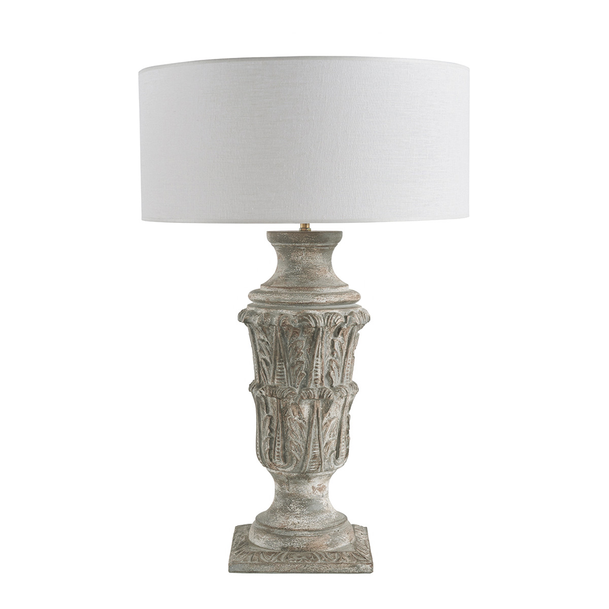 Linen lampshade BLANC D'IVOIRE White