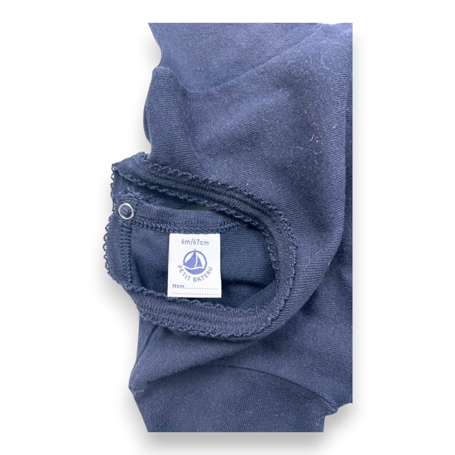 Blue baby dress - 6 months PETIT BATEAU - Seconde Main Blue