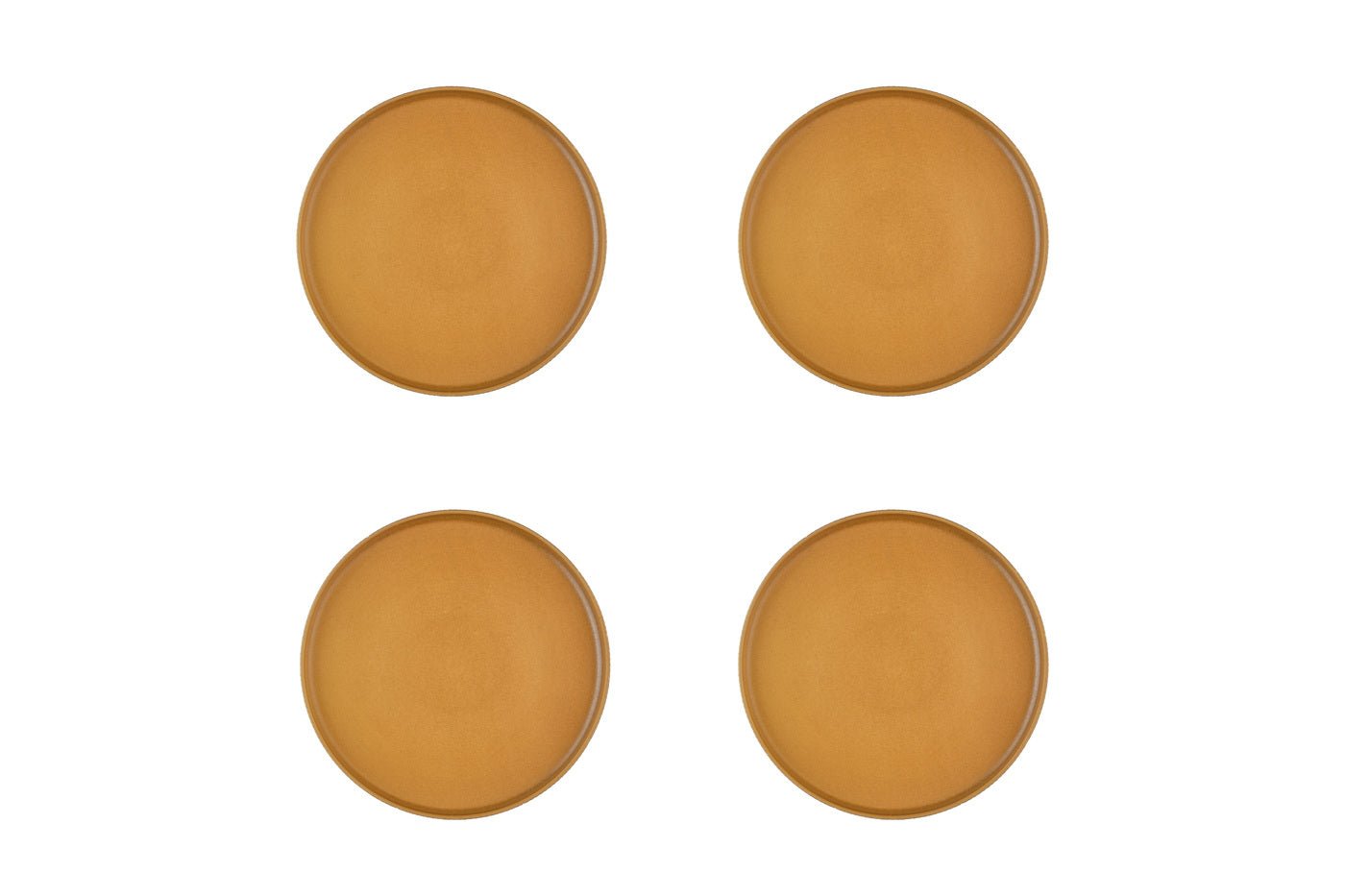 Stoneware Plate Set - 4 pieces BJORN Yellow