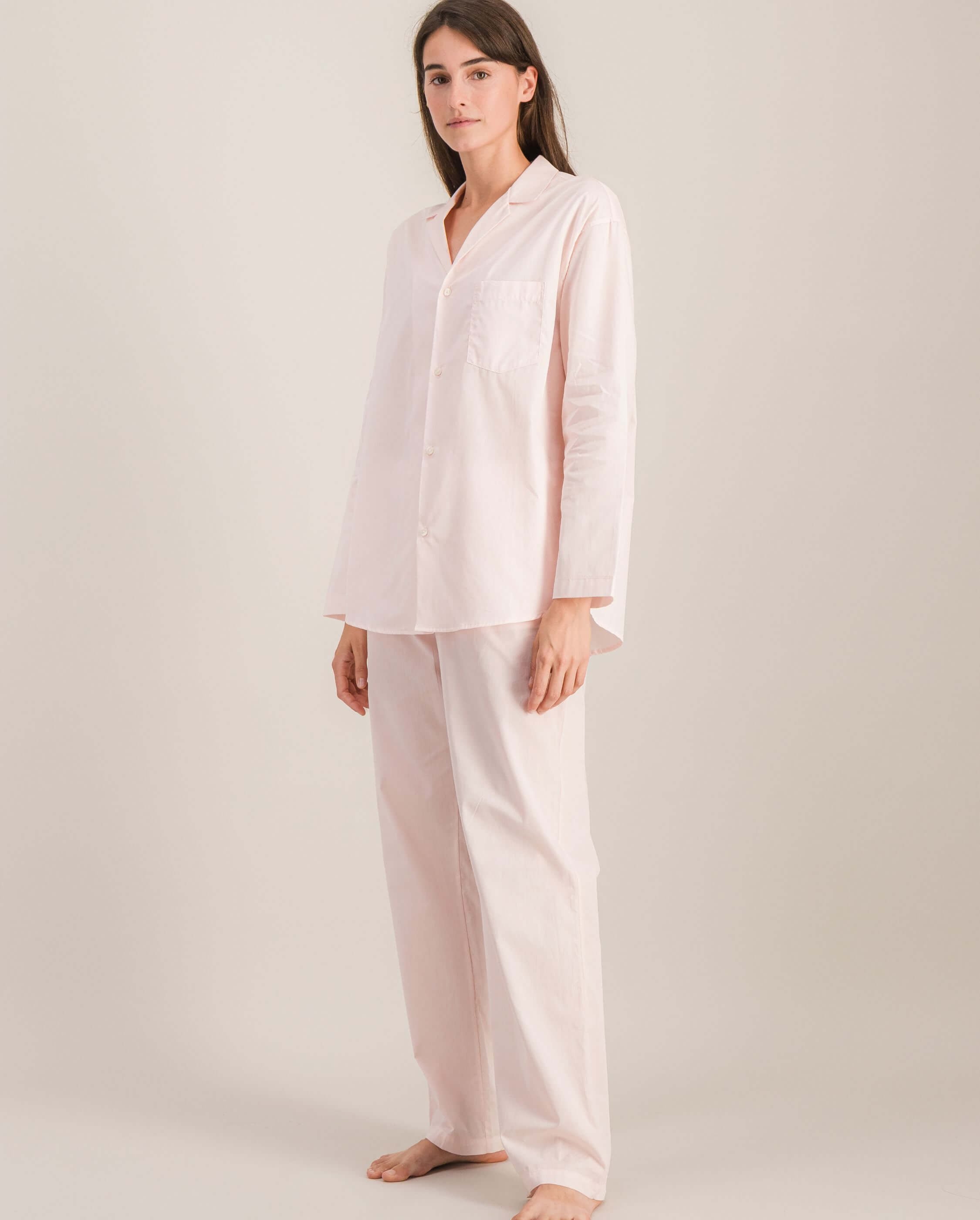 Women's organic cotton pajama shirt, pink ANGARDE Pink