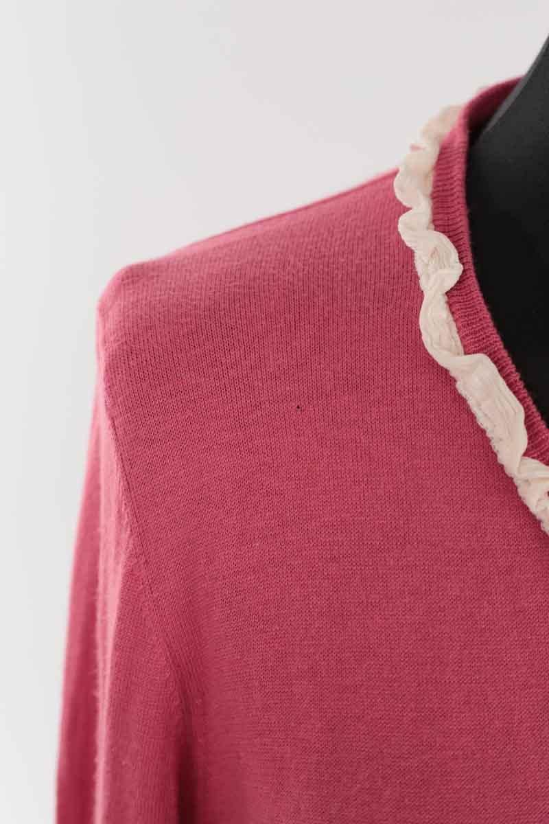 Cotton cardigan AGNES B. - Seconde Main Pink