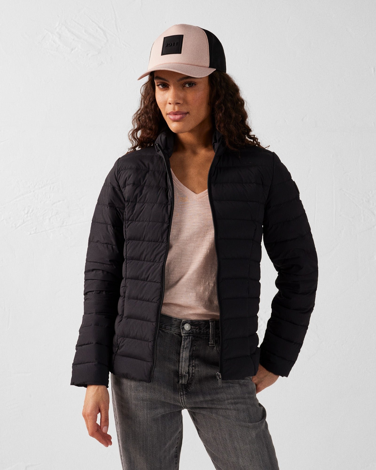 Lightweight stretch down jacket Maia JOTT Black